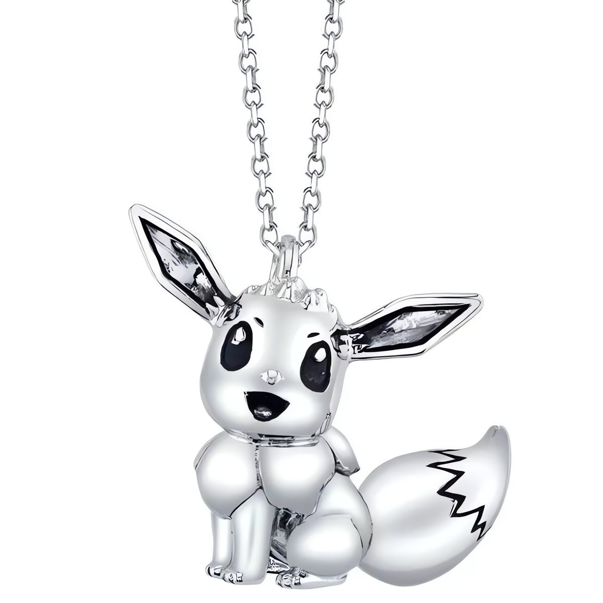 Pokémon necklaces with gold and silver pendants – Eevee Silver