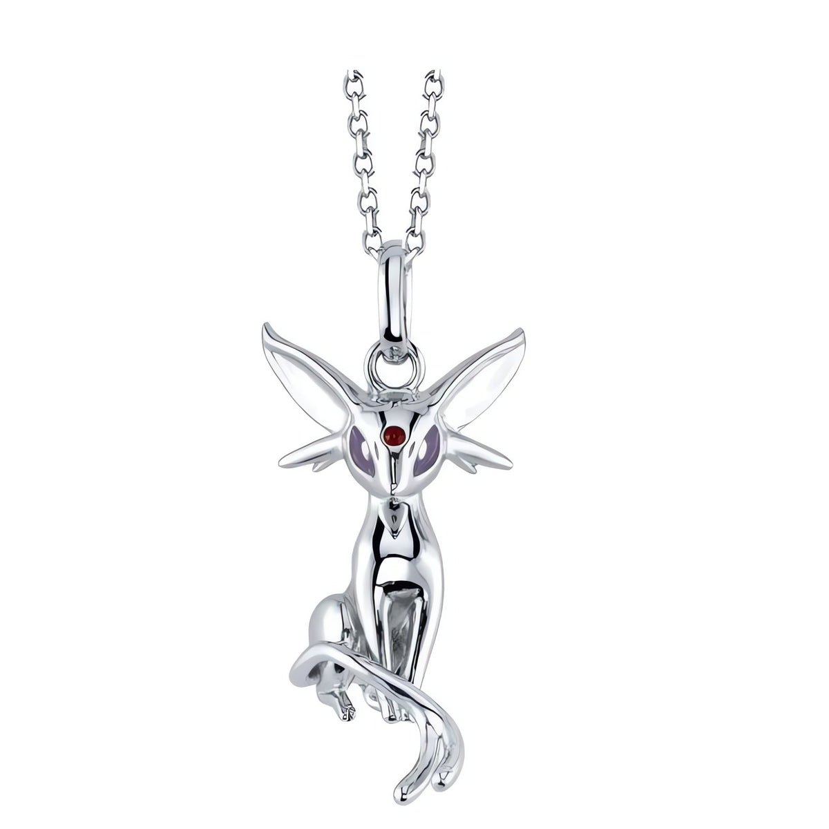 Pokémon necklaces with gold and silver pendants – Espeon Silver
