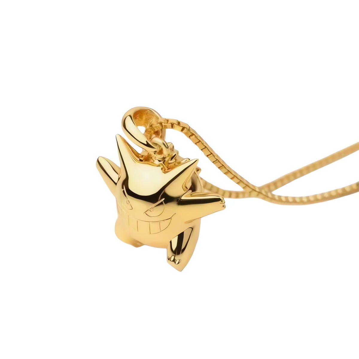 Pokémon necklaces with gold and silver pendants – Gengar Gold