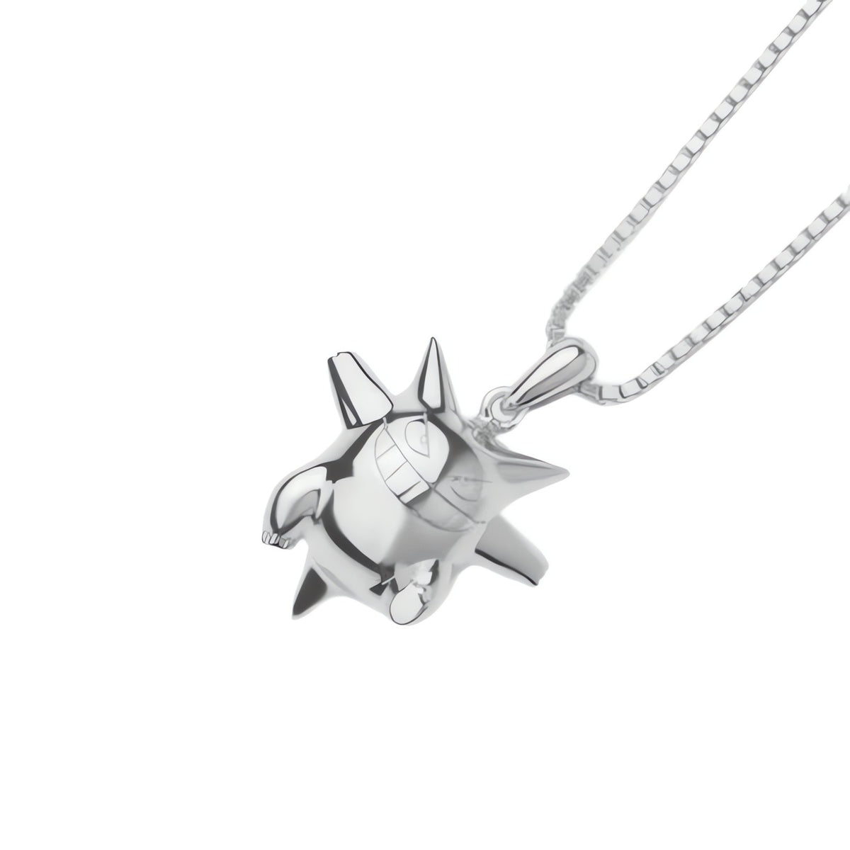 Pokémon necklaces with gold and silver pendants – Gengar Silver