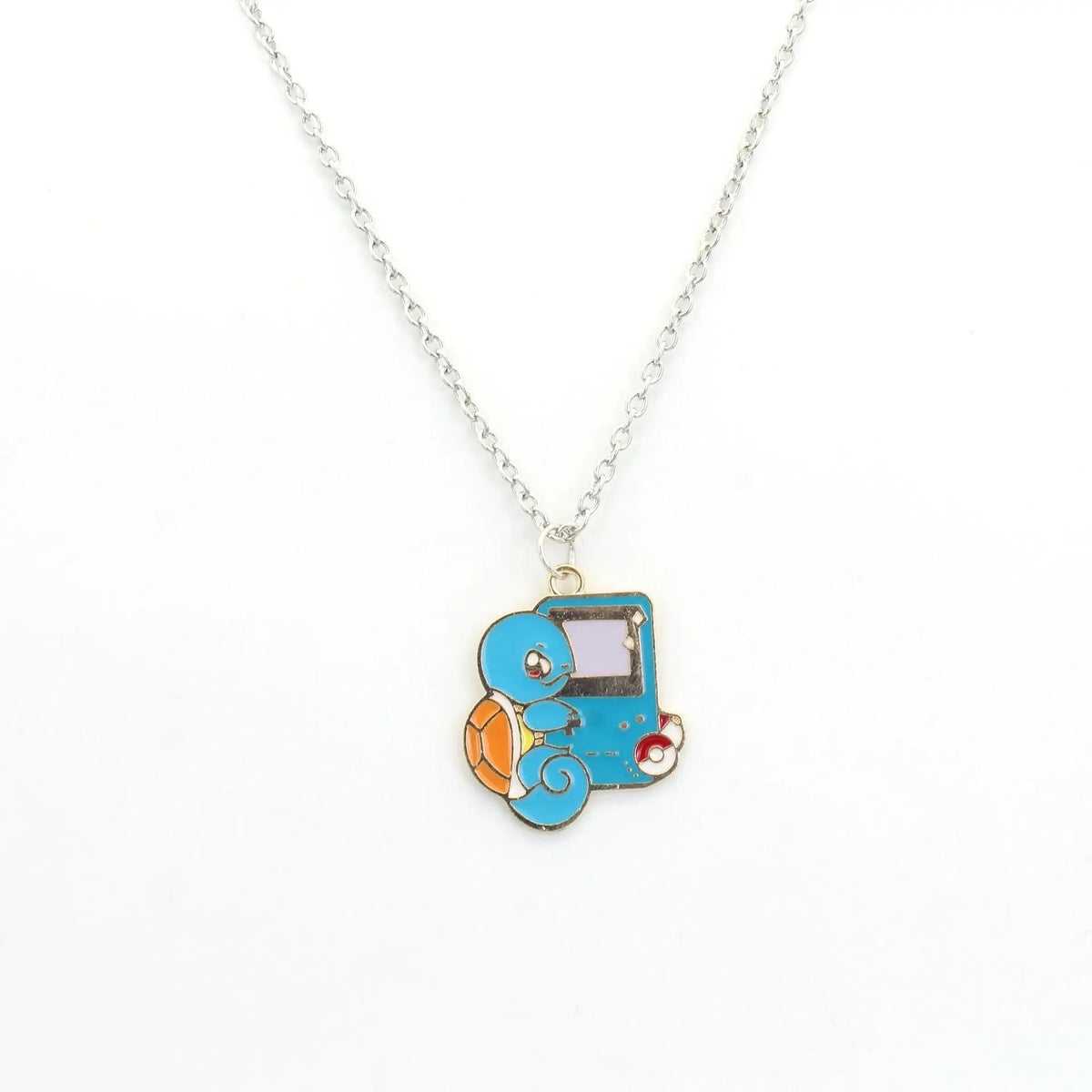 Pokémon pendant necklace with enamel details – Squirtle