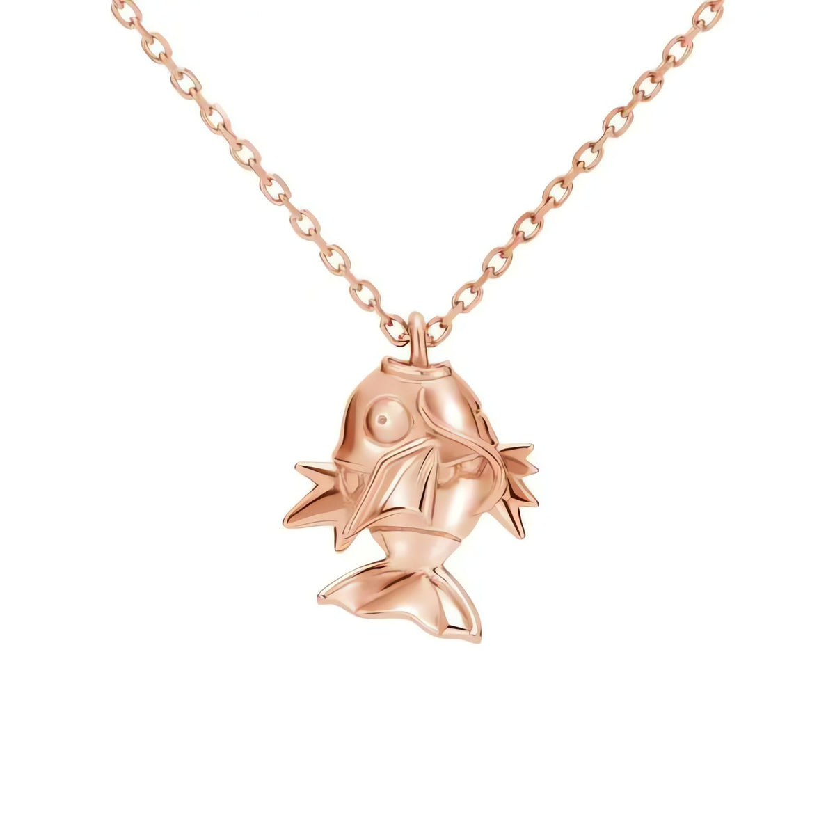 Pokémon pendant necklaces in silver and gold – Magikarp Gold