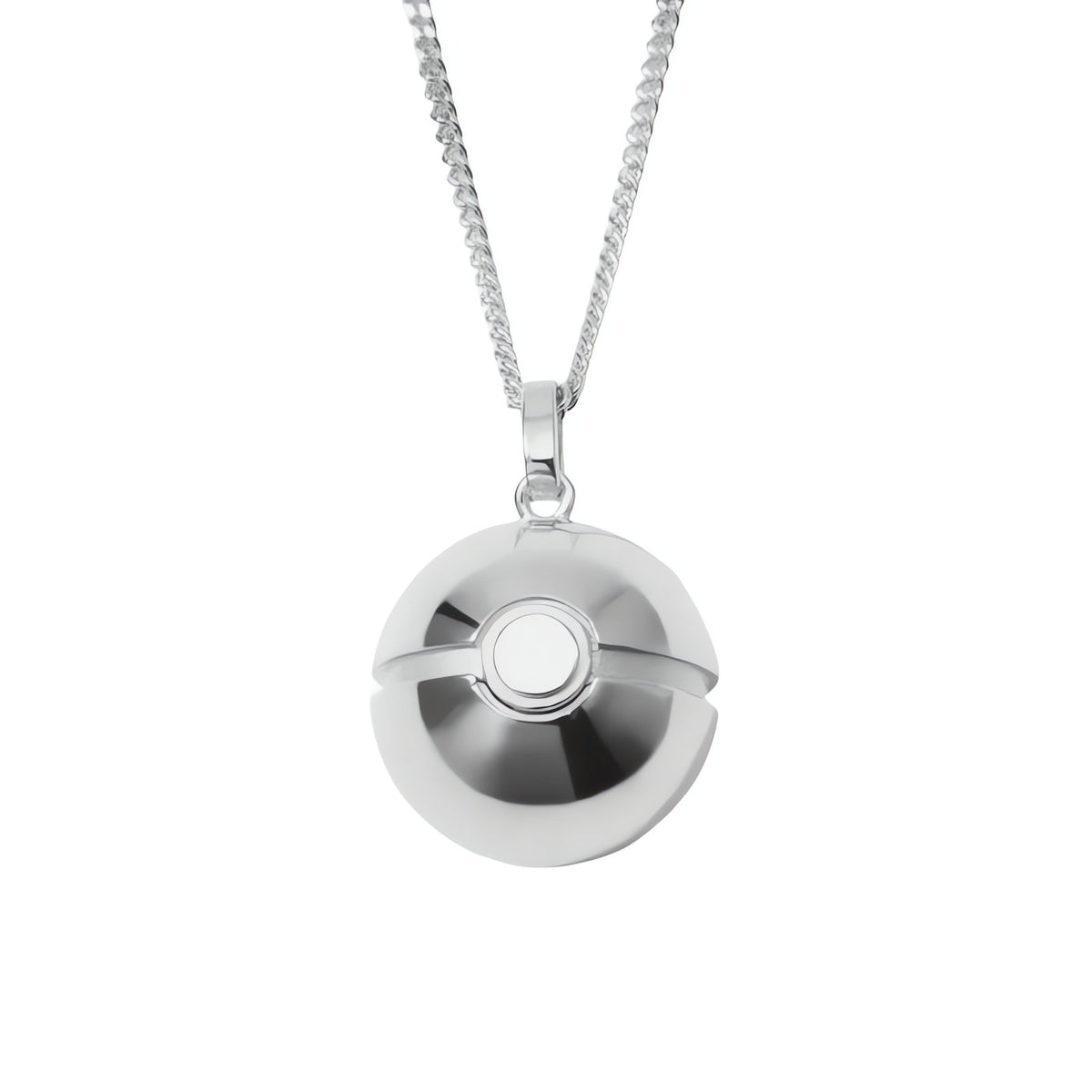 Pokémon pendant necklaces in silver and gold – Poké Ball Silver