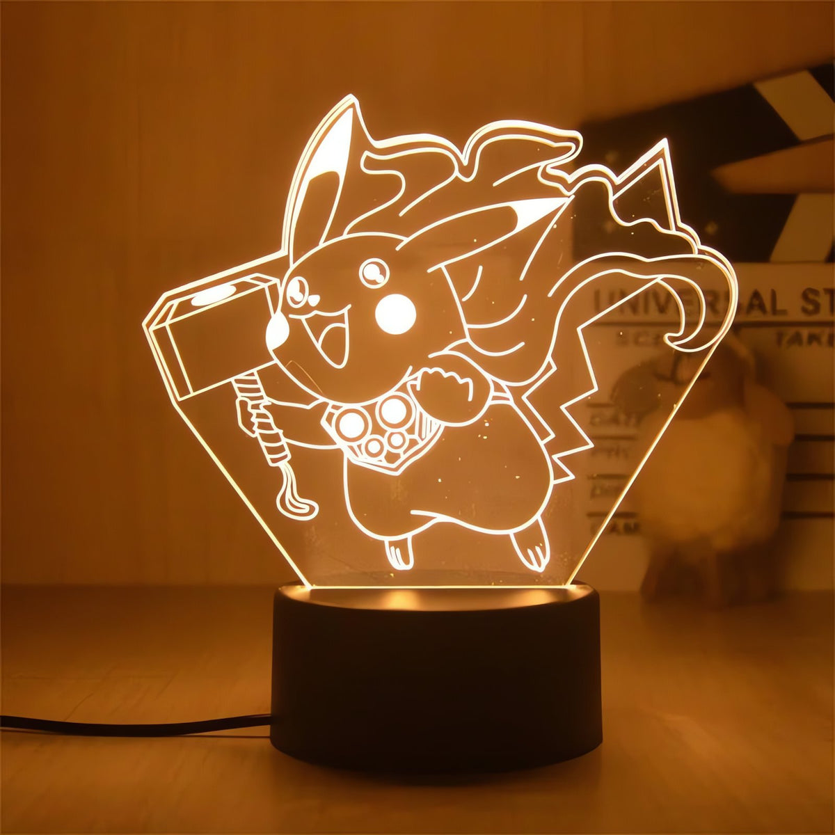 Pokémon night light with warm glow – 365-1