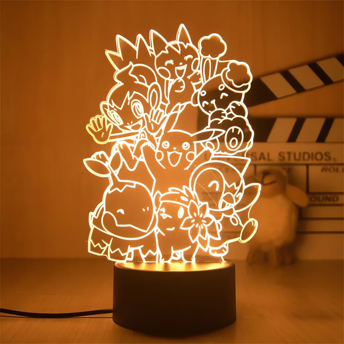 Pokémon night light with warm glow – 380