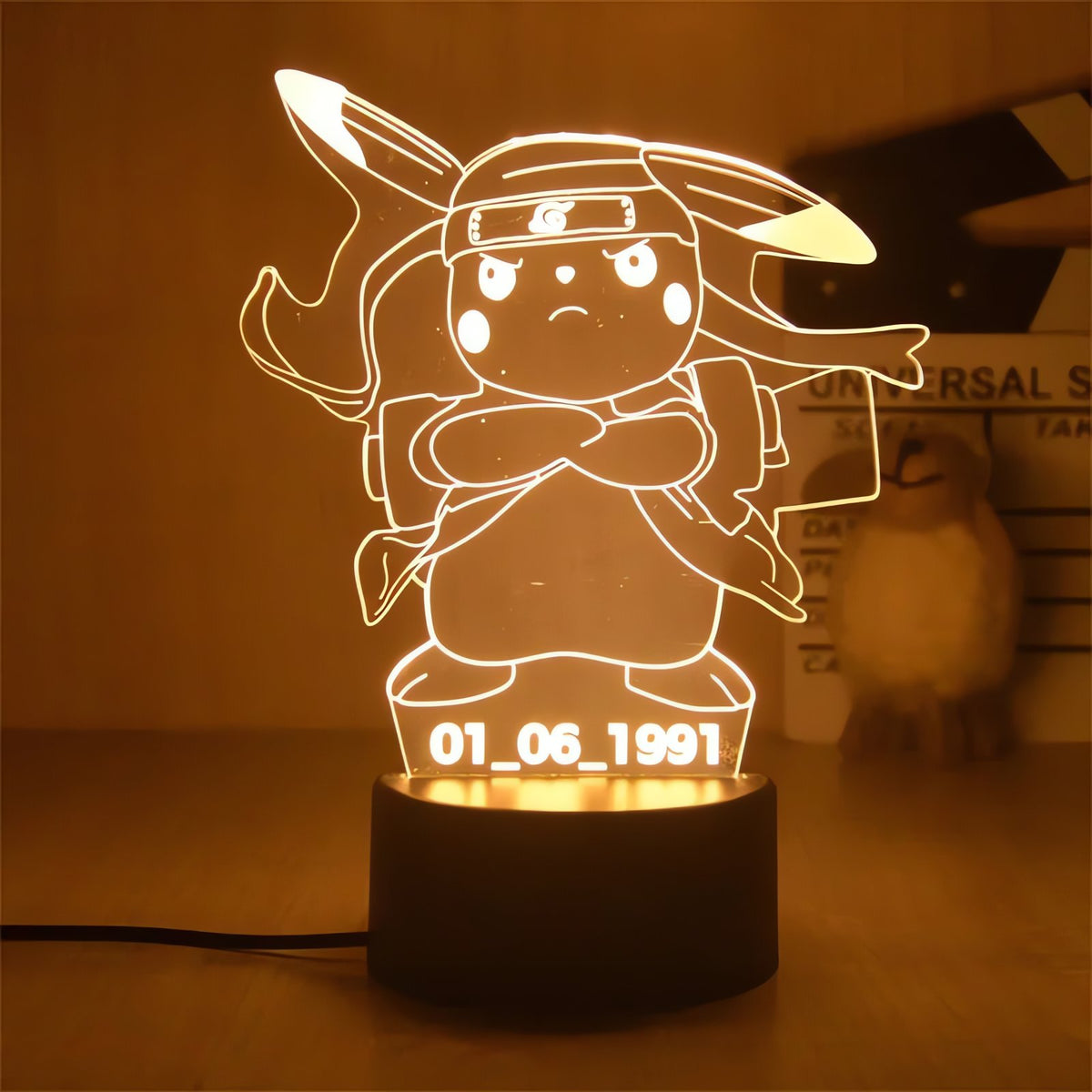 Pokémon night light with warm glow – Pikachu 1