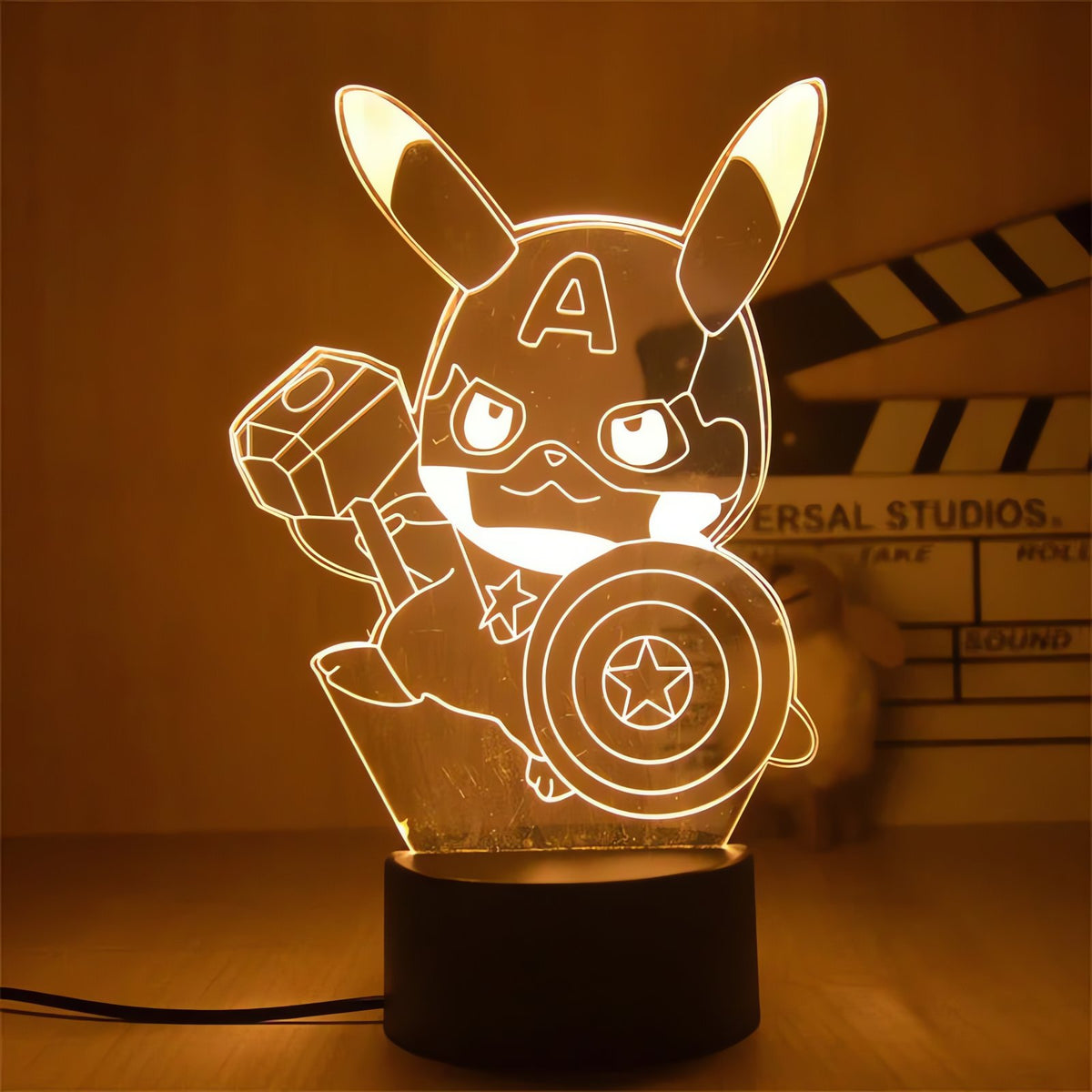 Pokémon night light with warm glow – Pikachu 2