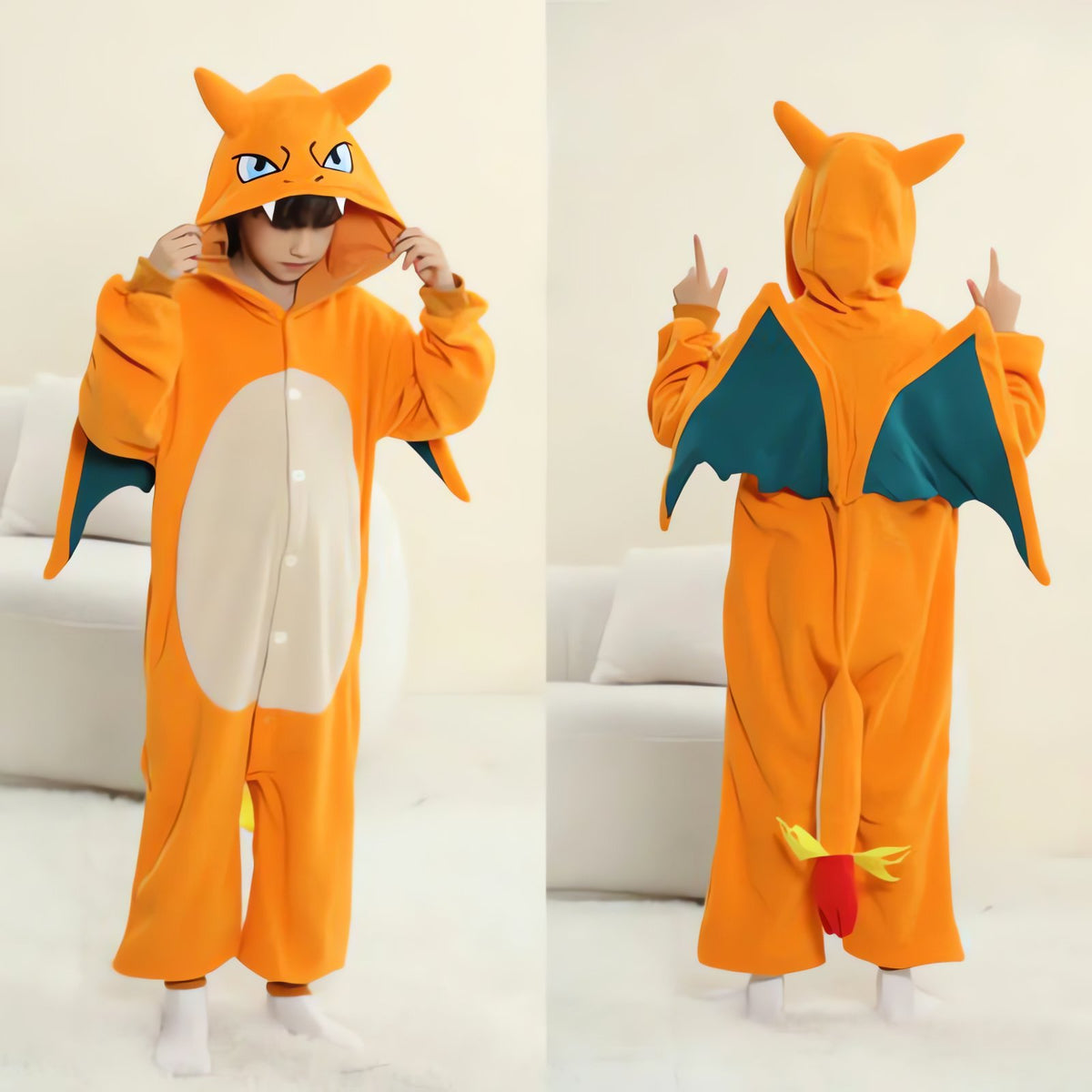 Pokémon kigurumi onesie costume for kids – photo 2