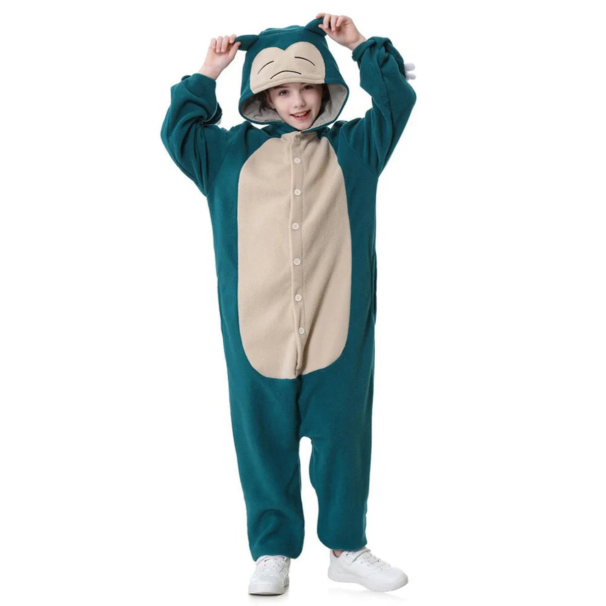 Pokémon kigurumi onesie costume for kids – Snorlax