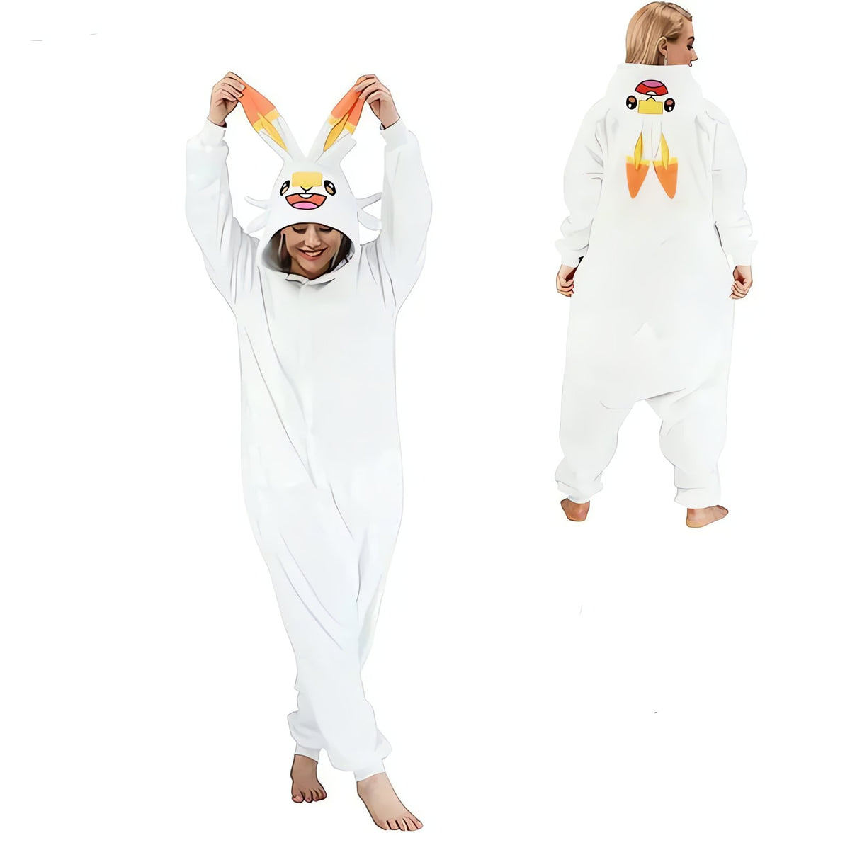 Pokémon hooded onesie pyjamas – Scorbunny