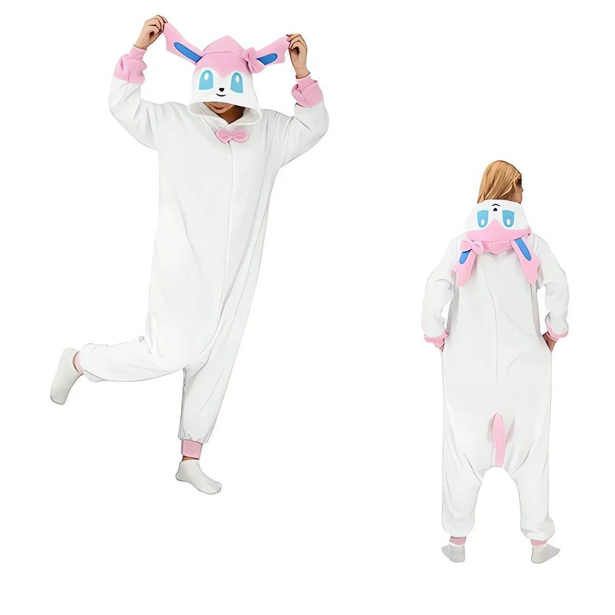 Pokémon hooded onesie pyjamas – Sylveon A2