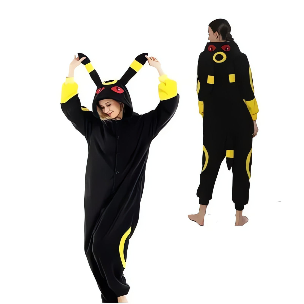 Pokémon hooded onesie pyjamas – Umbreon