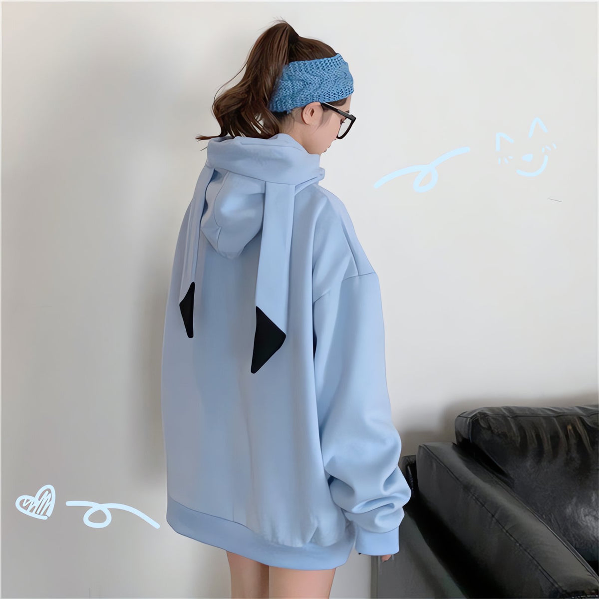 Oversized Pokémon hoodie with character design – photo 6