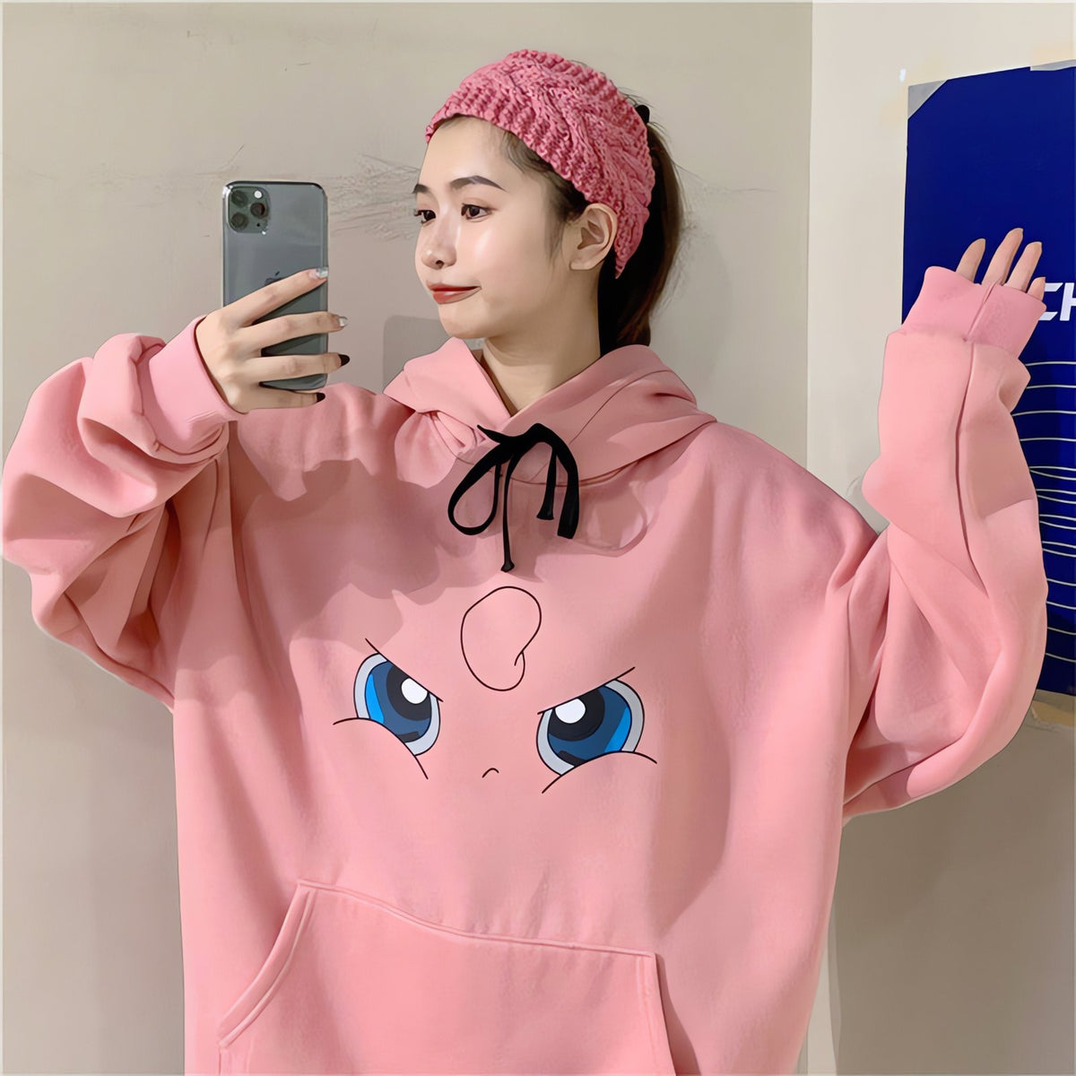 Oversized Pokémon hoodie with character design – photo 8