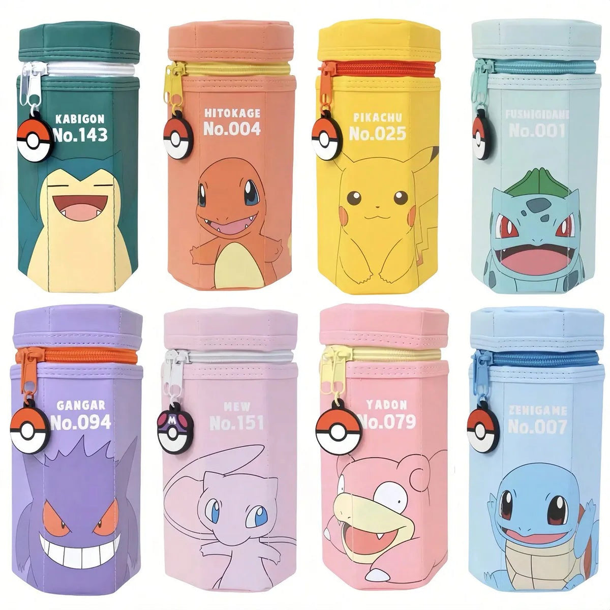 Pokémon pencil case with Poké Ball zip charm