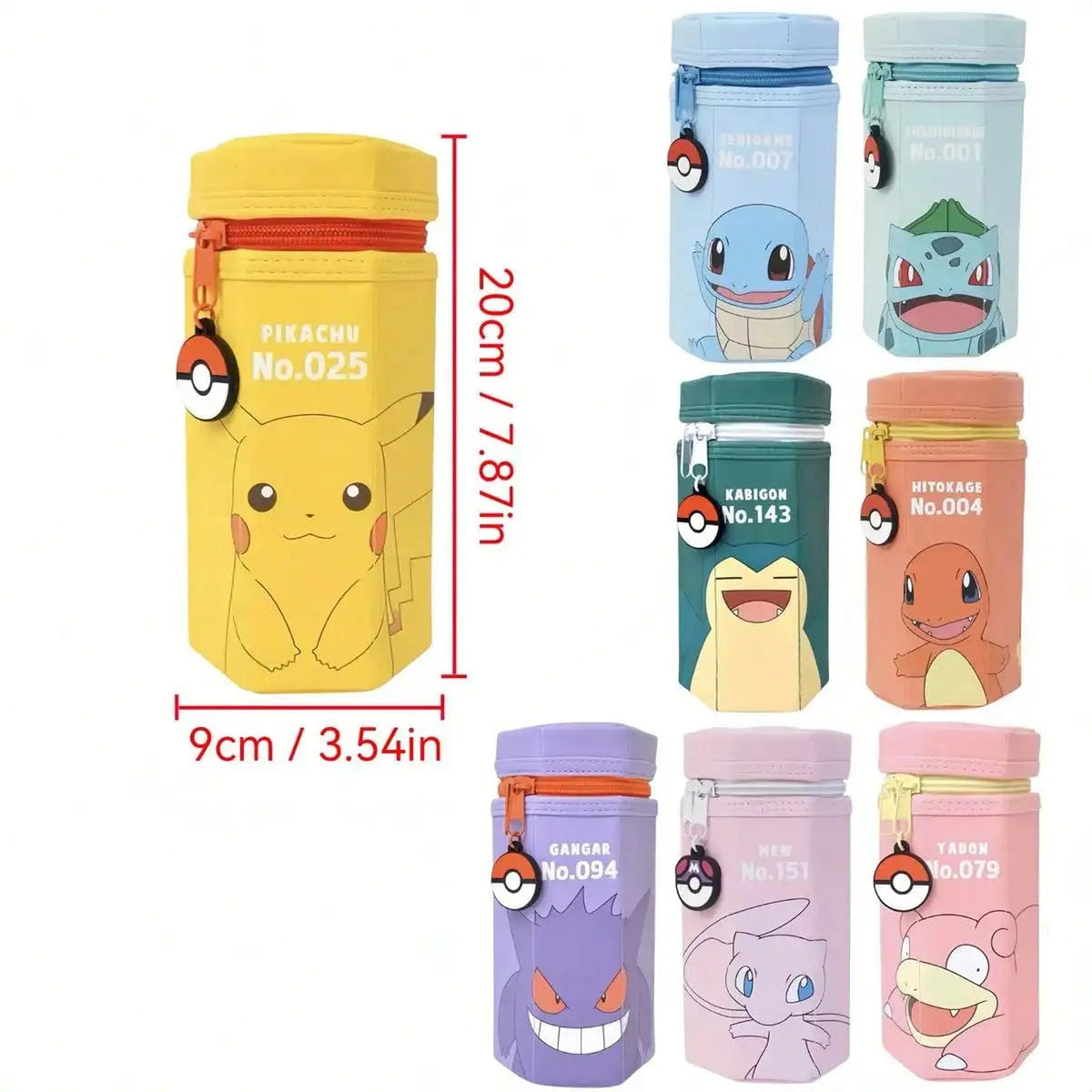 Pokémon pencil case with Poké Ball zip charm – photo 2