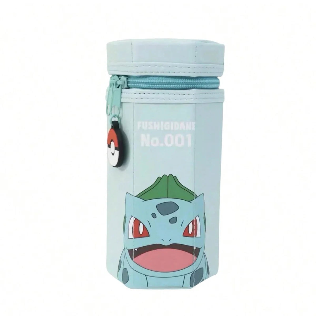 Pokémon pencil case with Poké Ball zip charm – Bulbasaur
