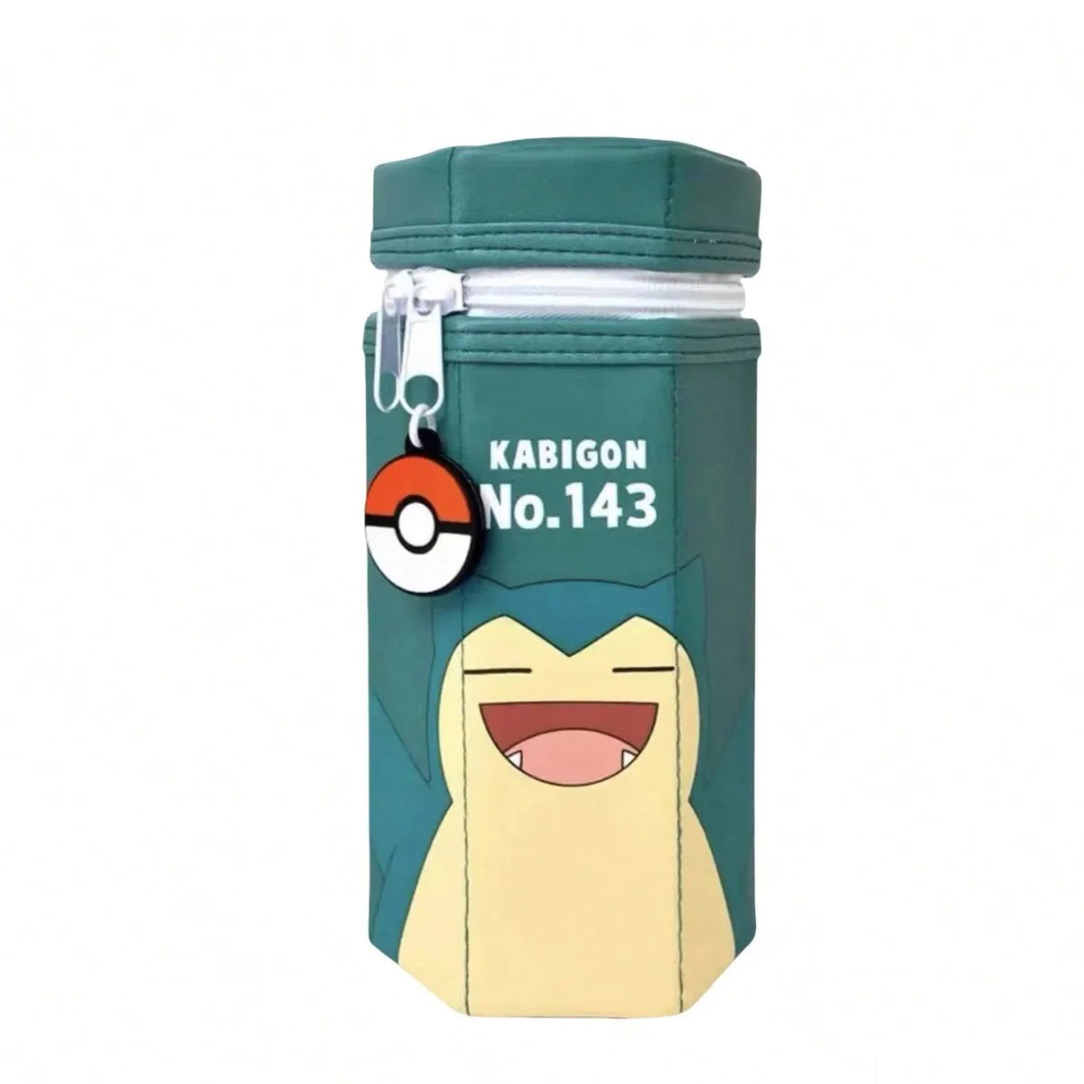 Pokémon pencil case with Poké Ball zip charm – Snorlax
