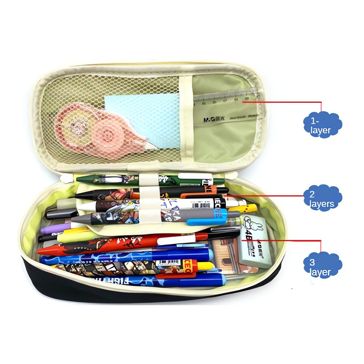 Black Pokémon pencil case with Pikachu – photo 8