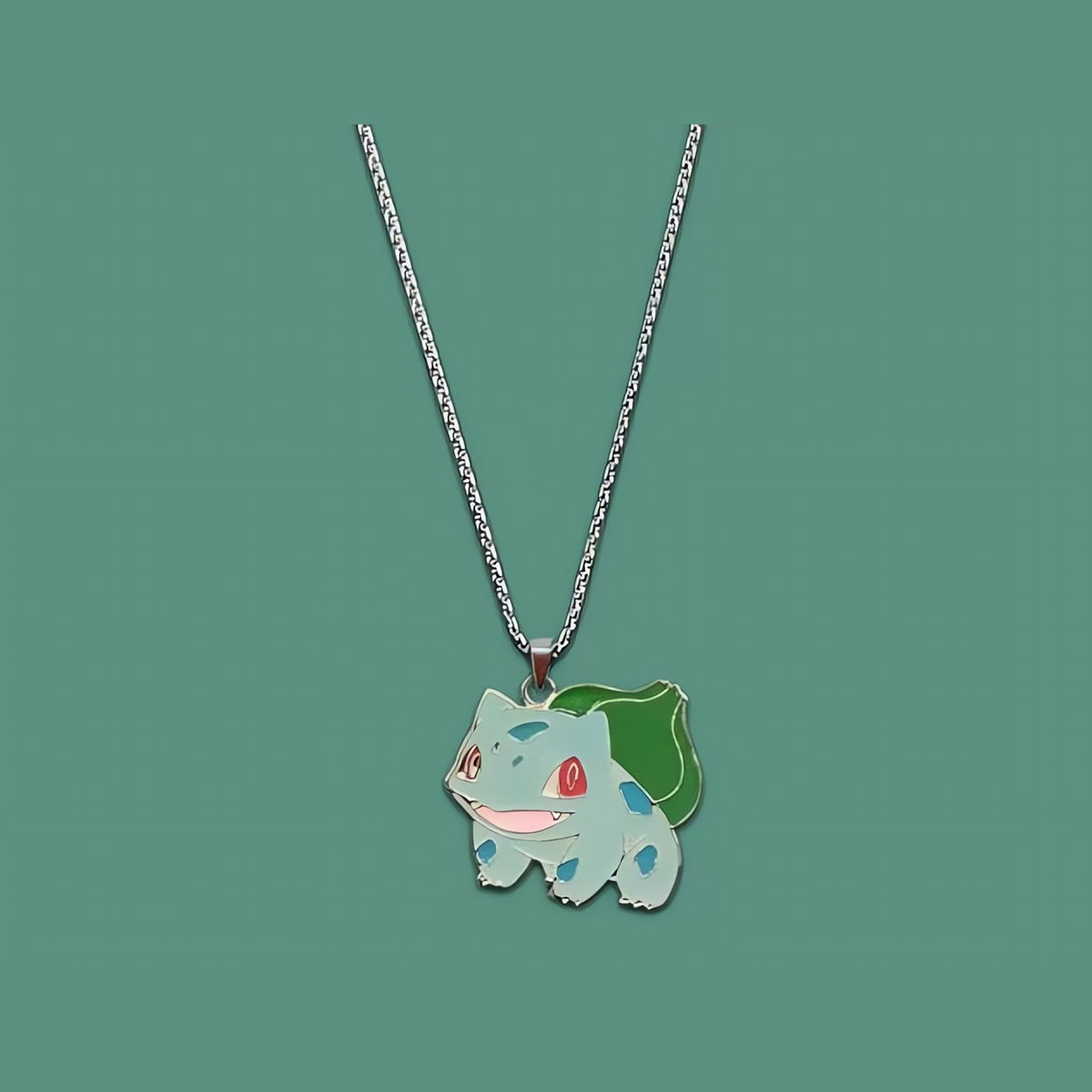 Pokémon pendant necklace with Pikachu design – Bulbasaur