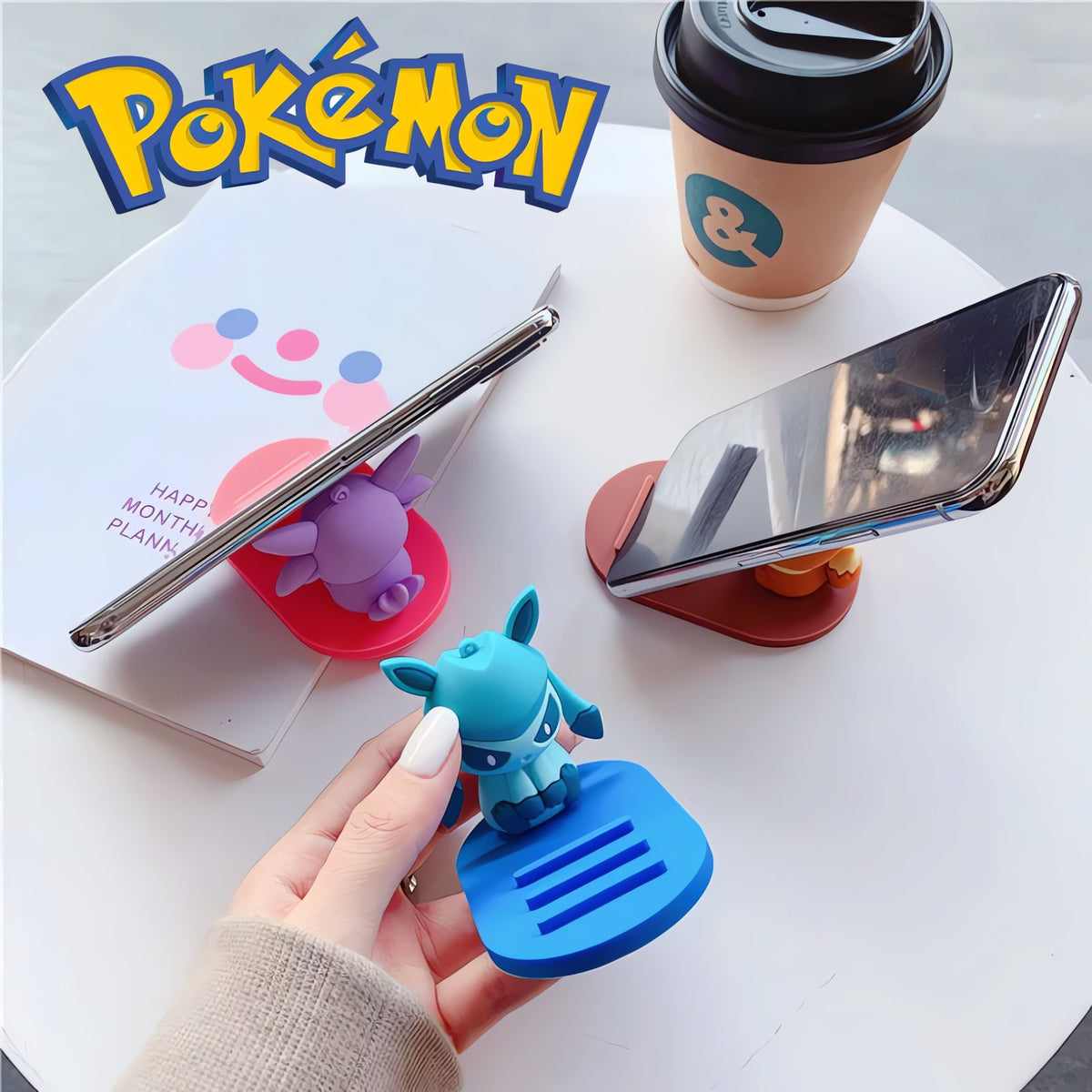 Pokémon phone holder with Eevee evolution figure – photo 13