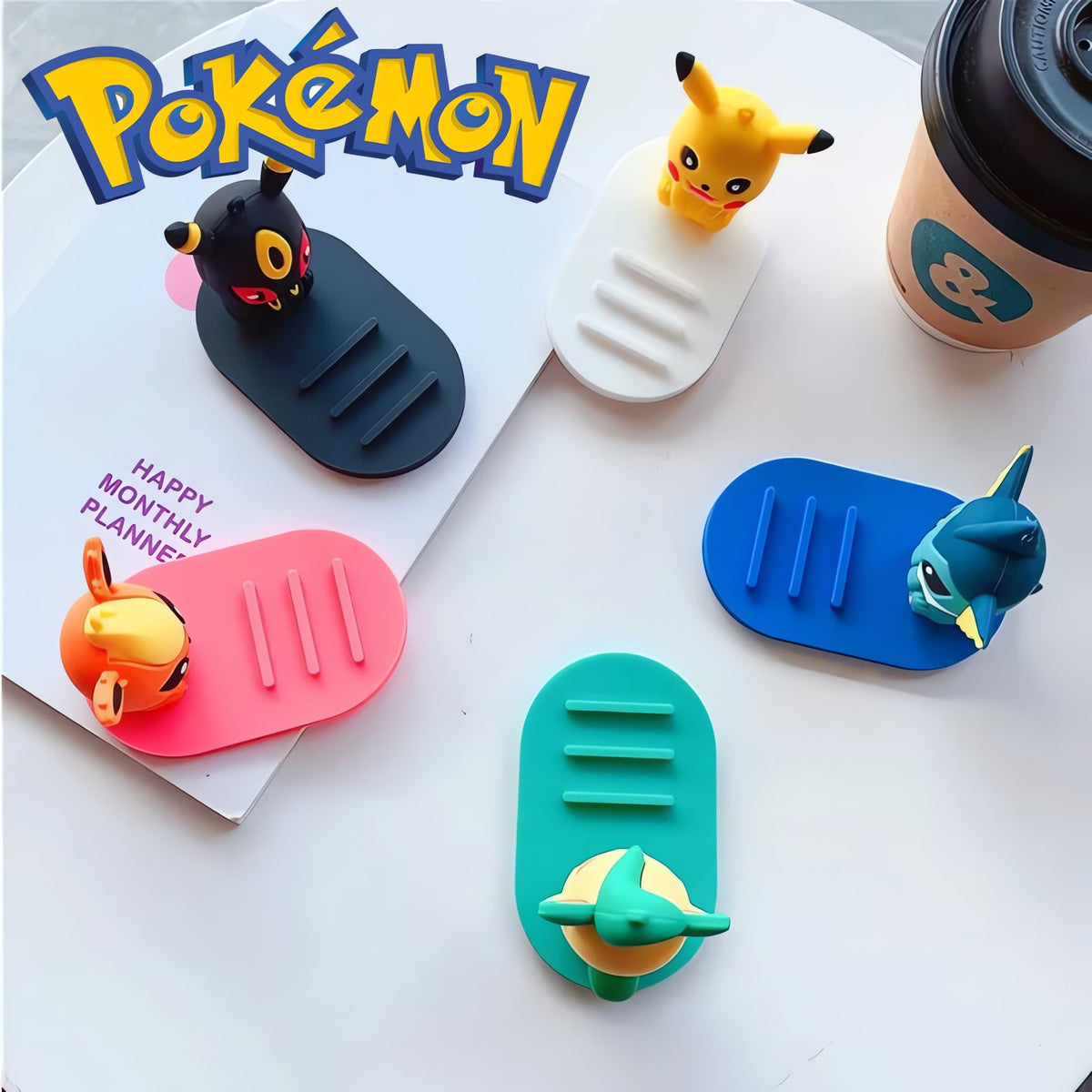 Pokémon phone holder with Eevee evolution figure – photo 5