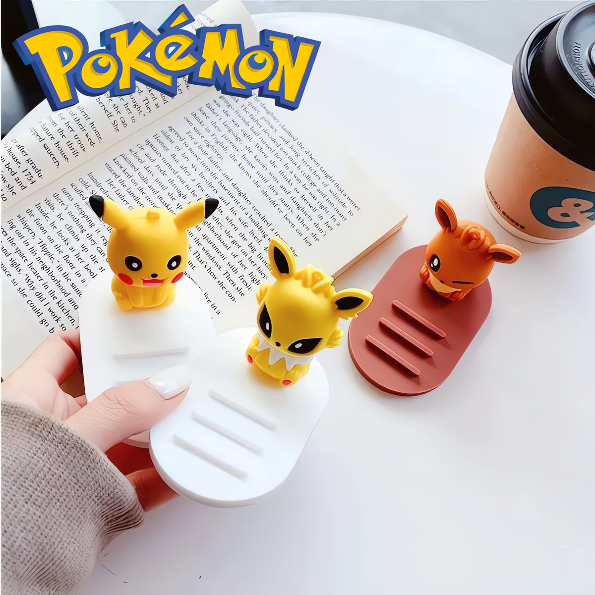 Pokémon phone holder with Eevee evolution figure – photo 6