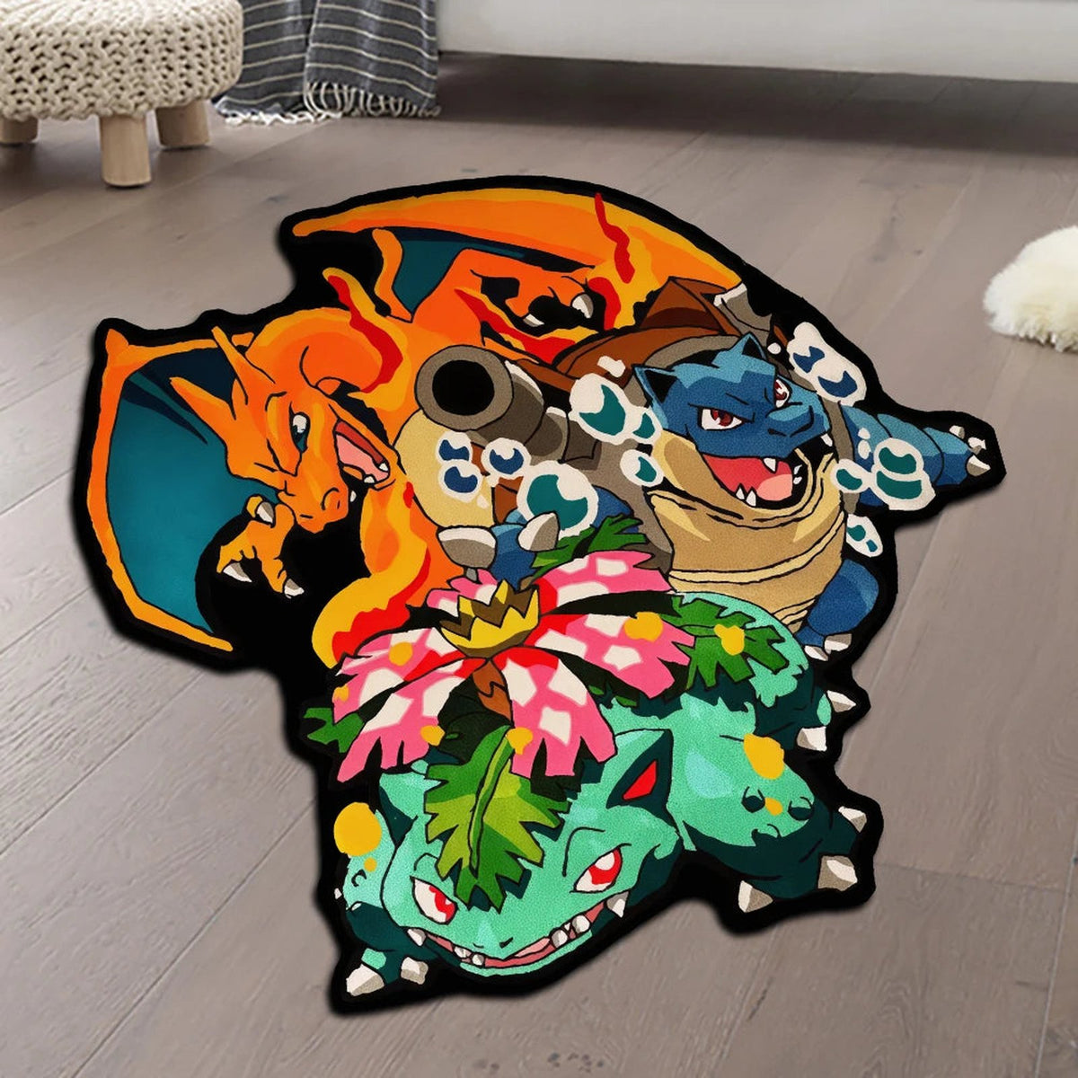 Colourful Pokémon play mat rugs