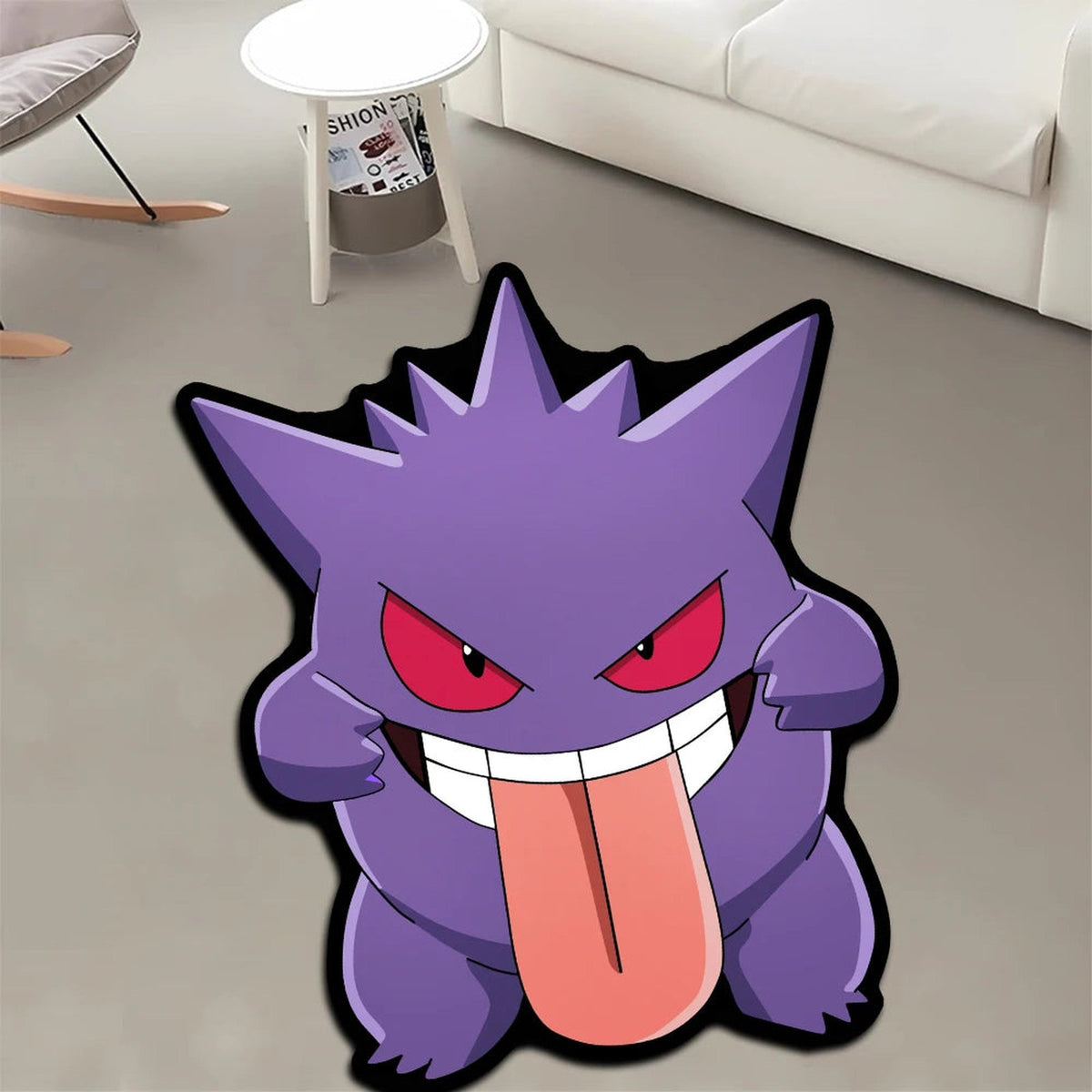 Colourful Pokémon play mat rugs – Gengar Tongue