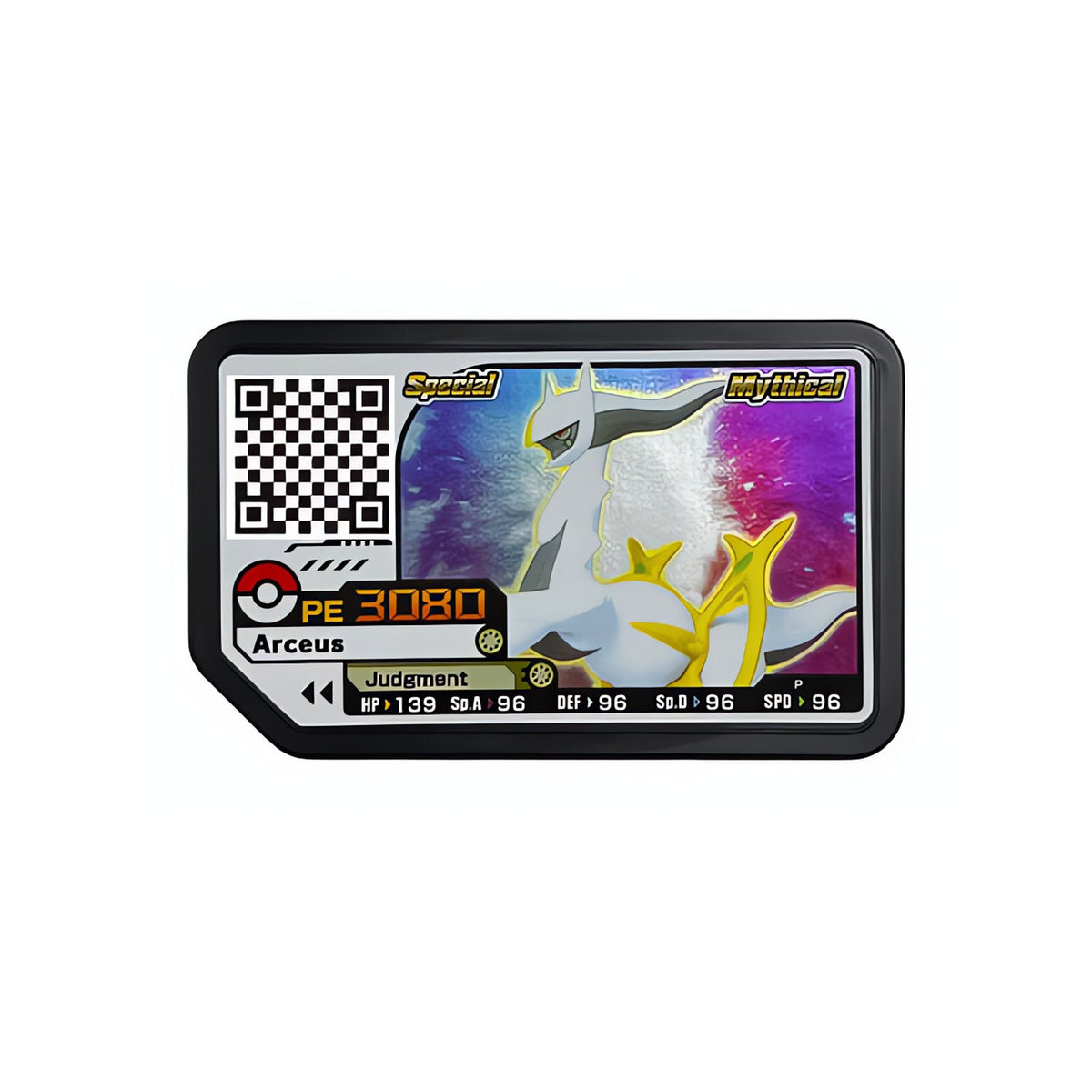 Pokémon Plus Special Edition P arcade card – Arceus