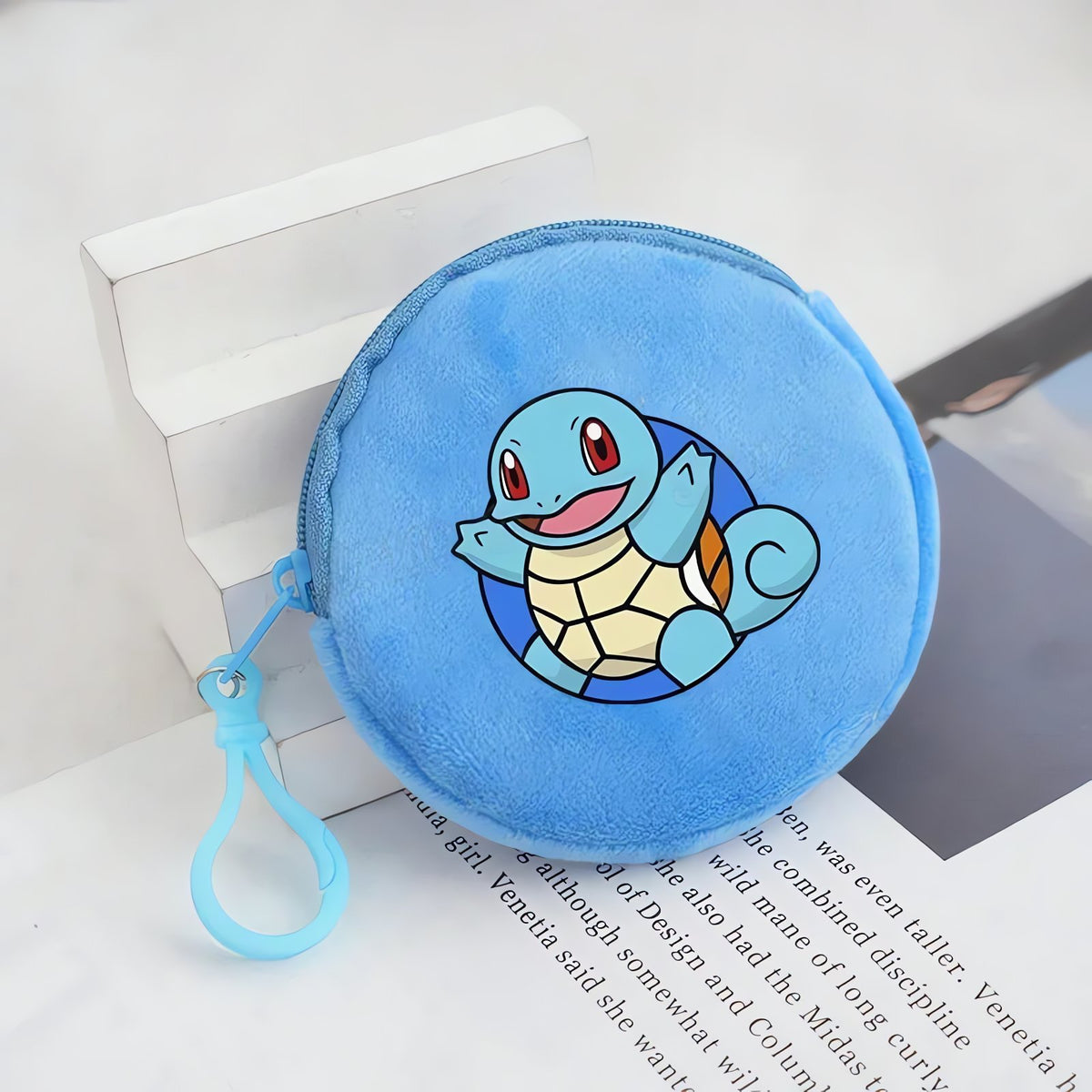 Pokémon plush purse with clip – Squirtle A