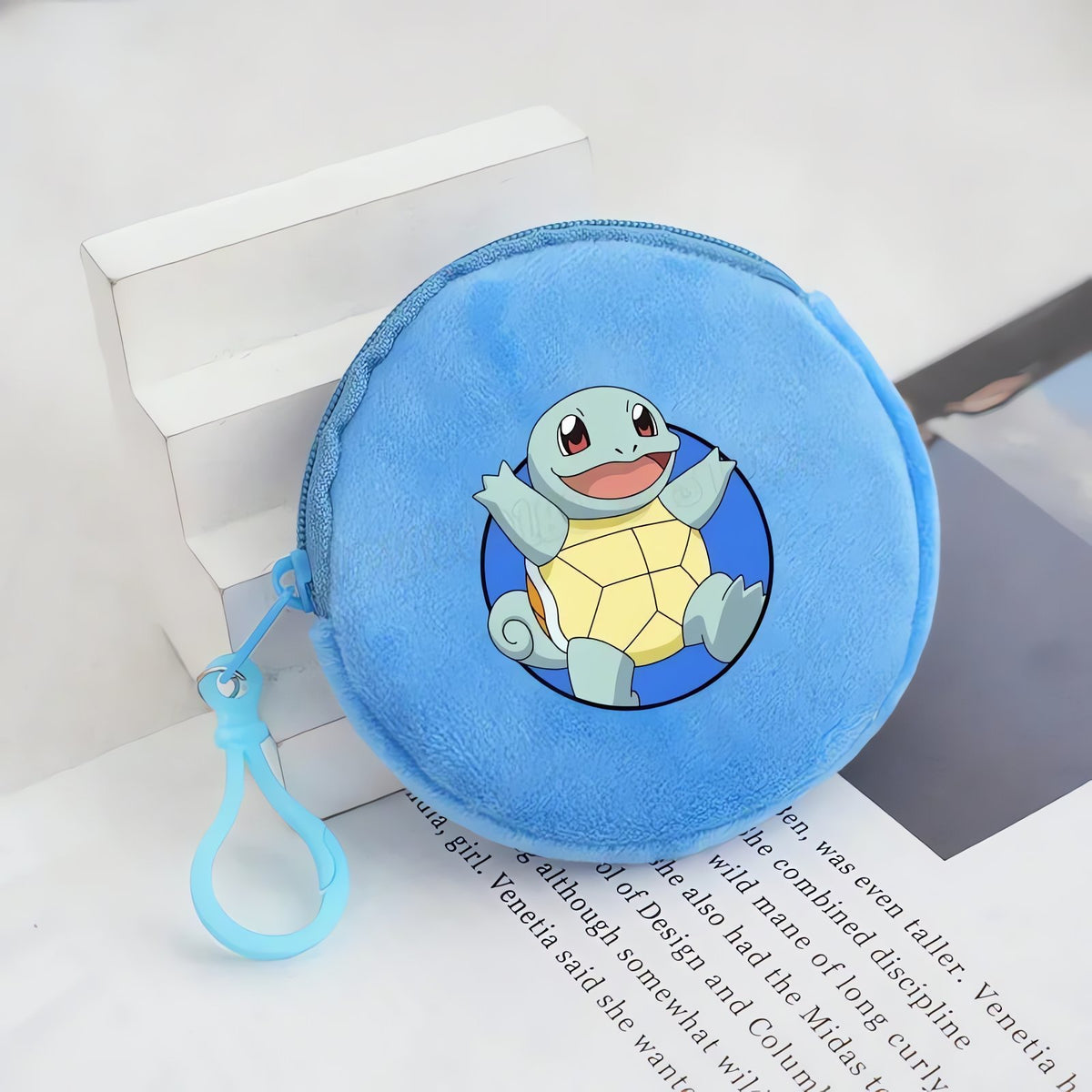 Pokémon plush purse with clip – Squirtle B