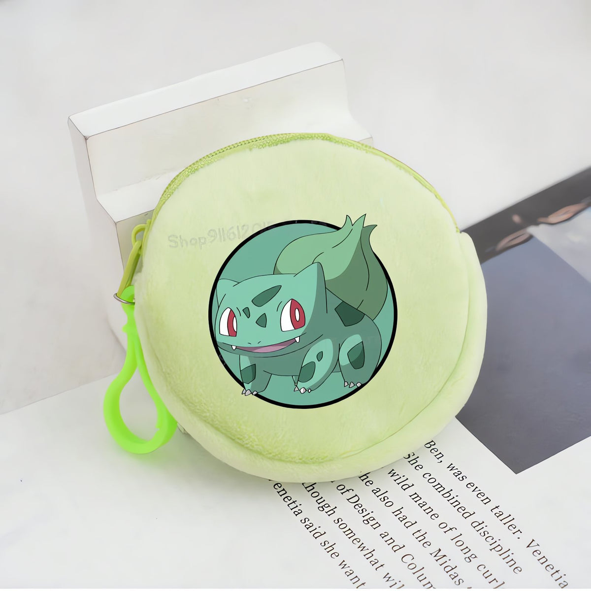 Pokémon plush coin purse – Bulbasaur (Green)