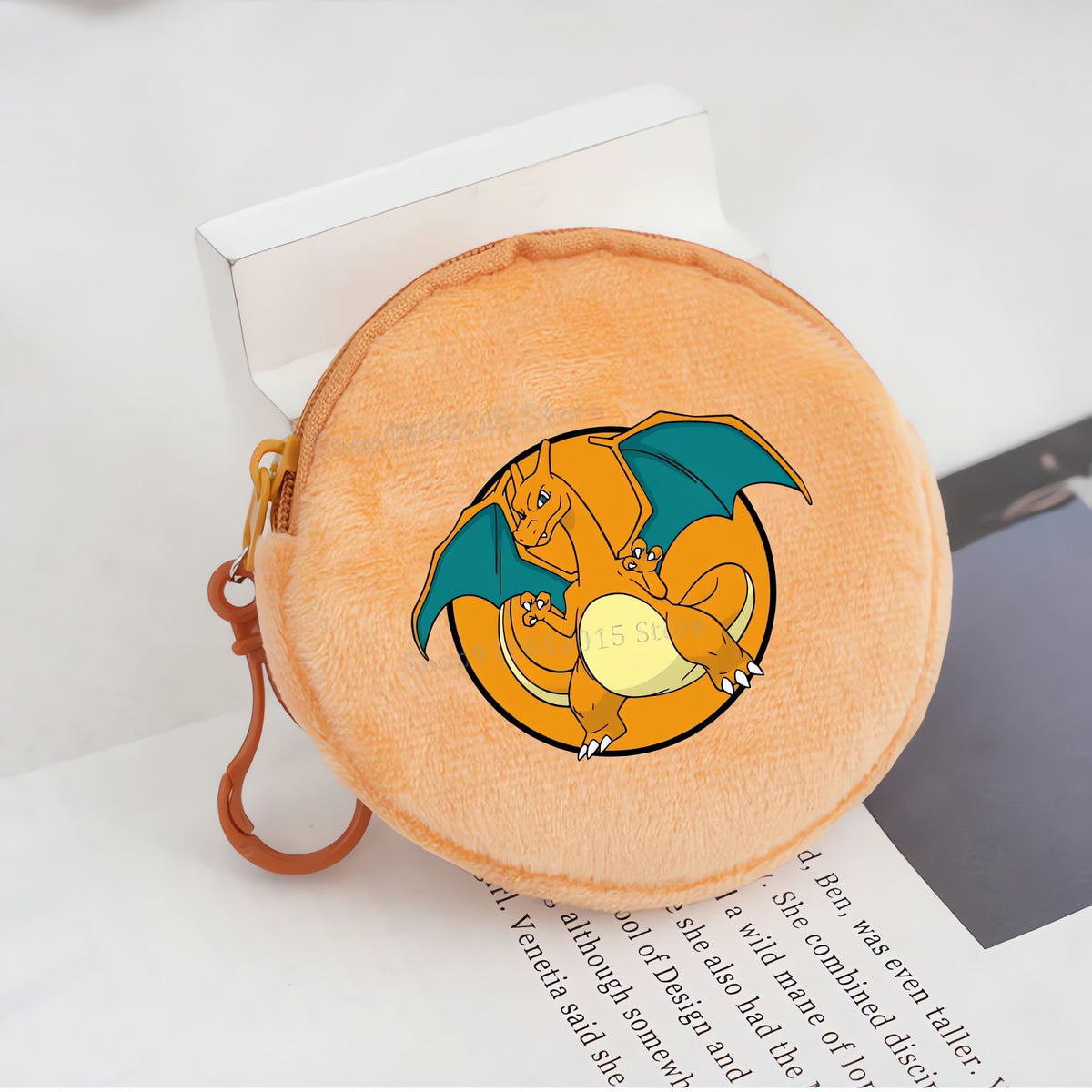Pokémon plush coin purse – Charizard (Orange)