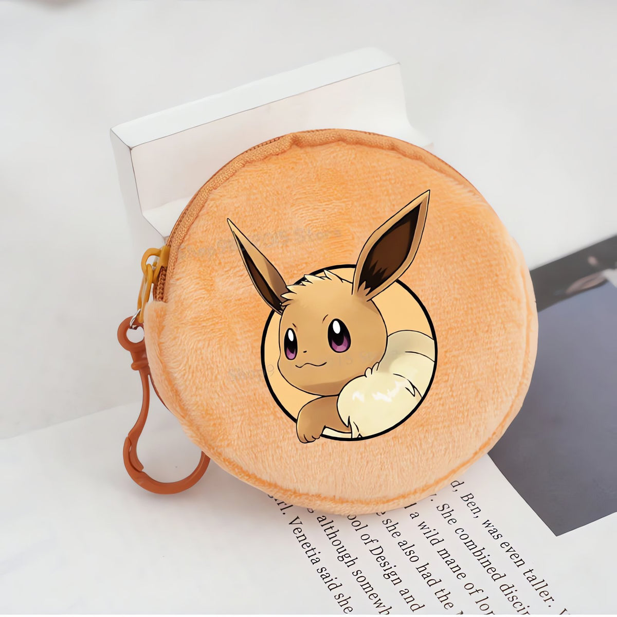 Pokémon plush coin purse – Eevee (Orange)
