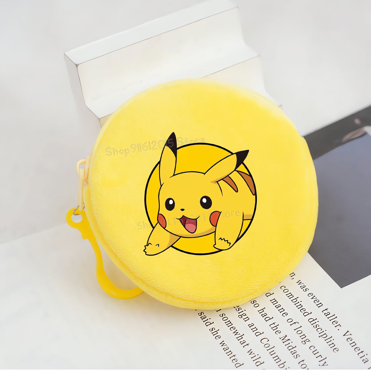 Pokémon plush coin purse – Pikachu A (Yellow)