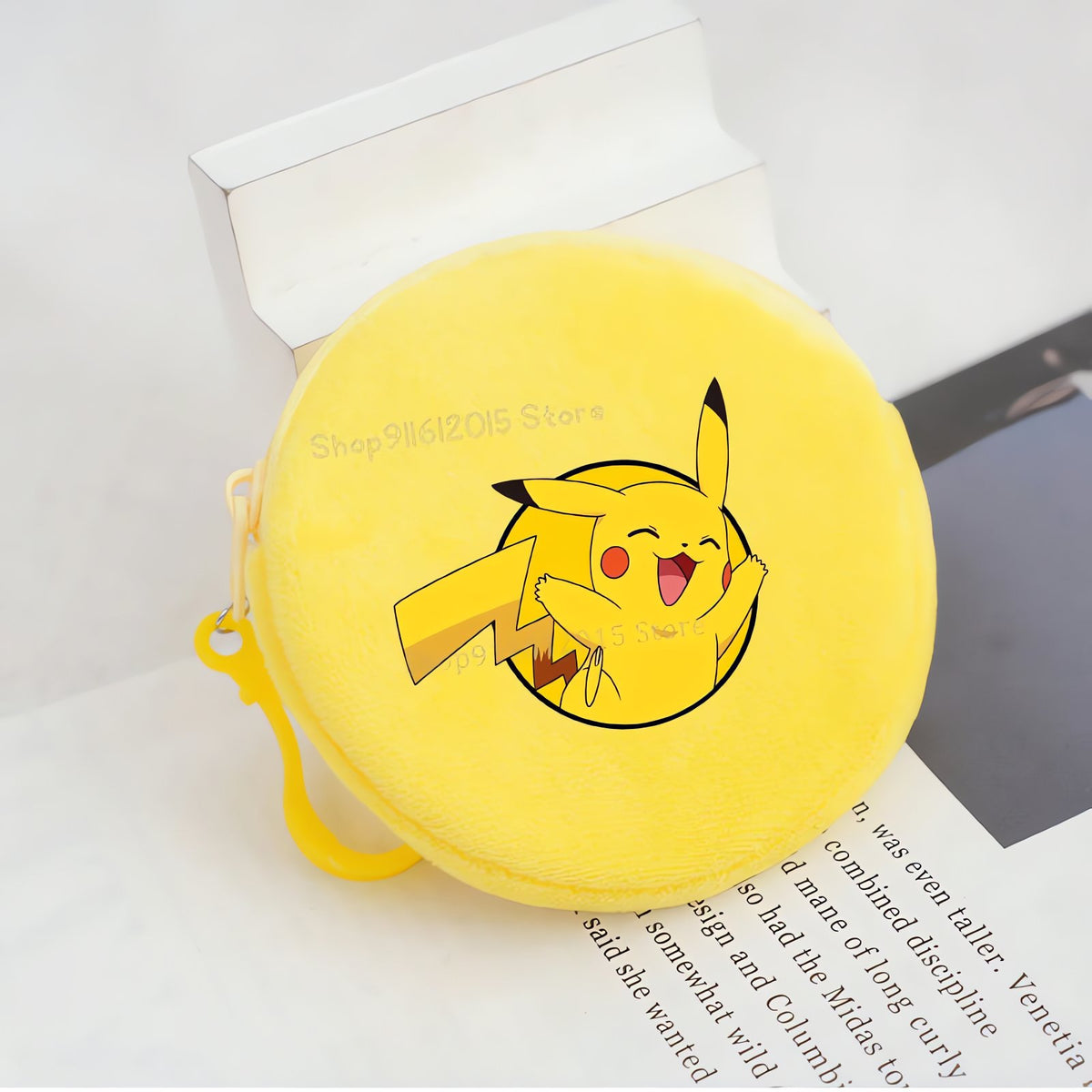 Pokémon plush coin purse – Pikachu B (Yellow)