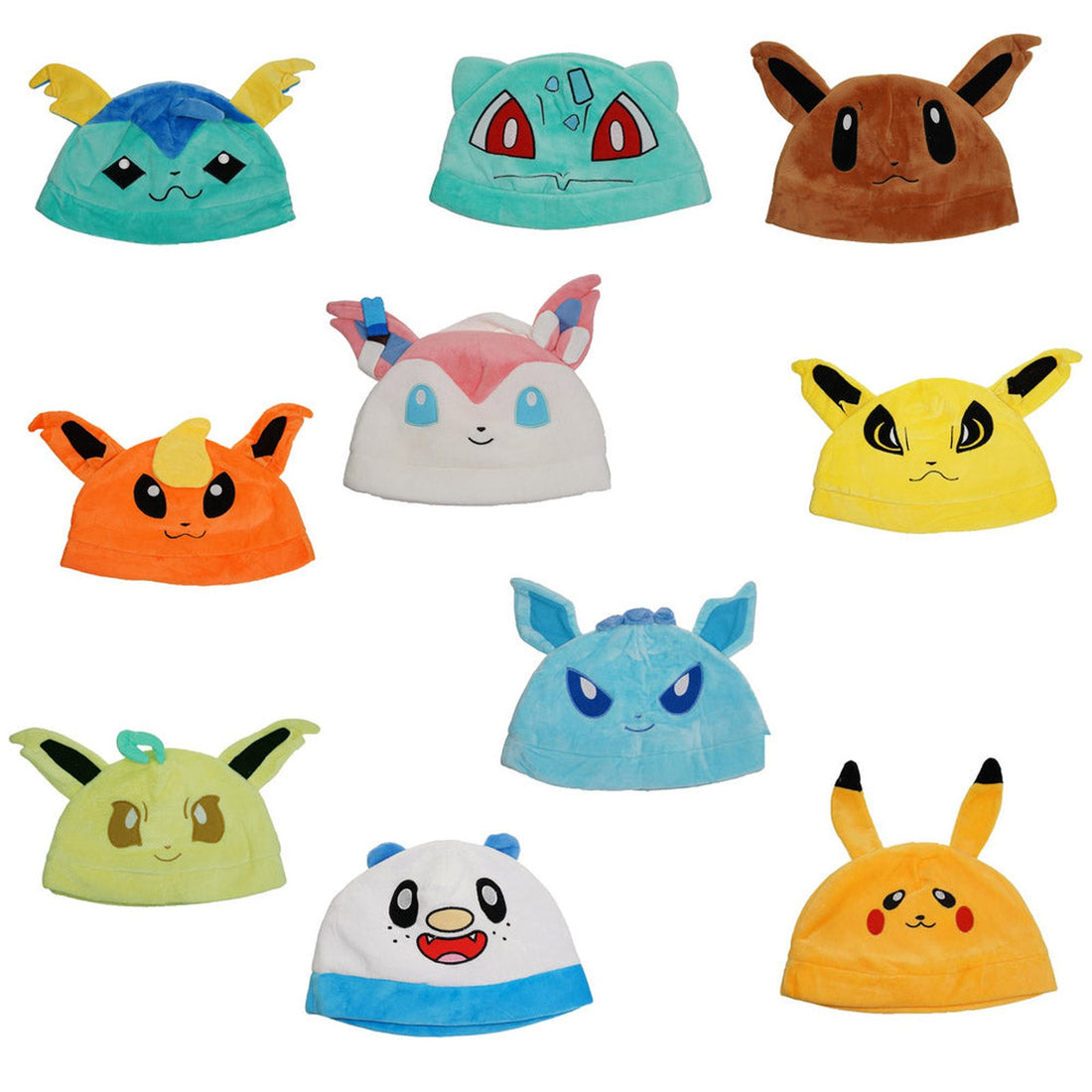 Pokémon Plush Cosplay Hat | Eevee, Pikachu & More