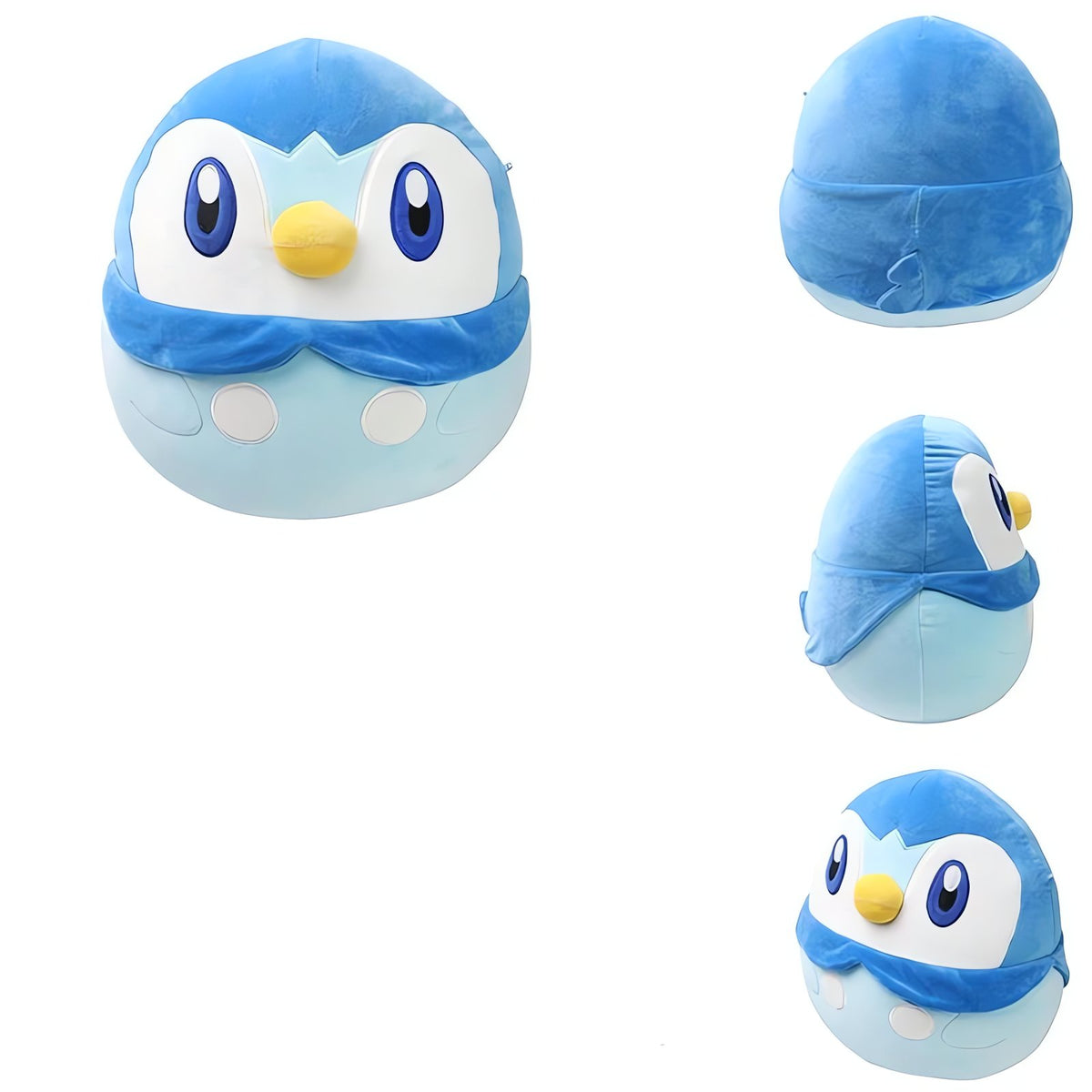 Pokémon plush cushions including Piplup and Snorlax