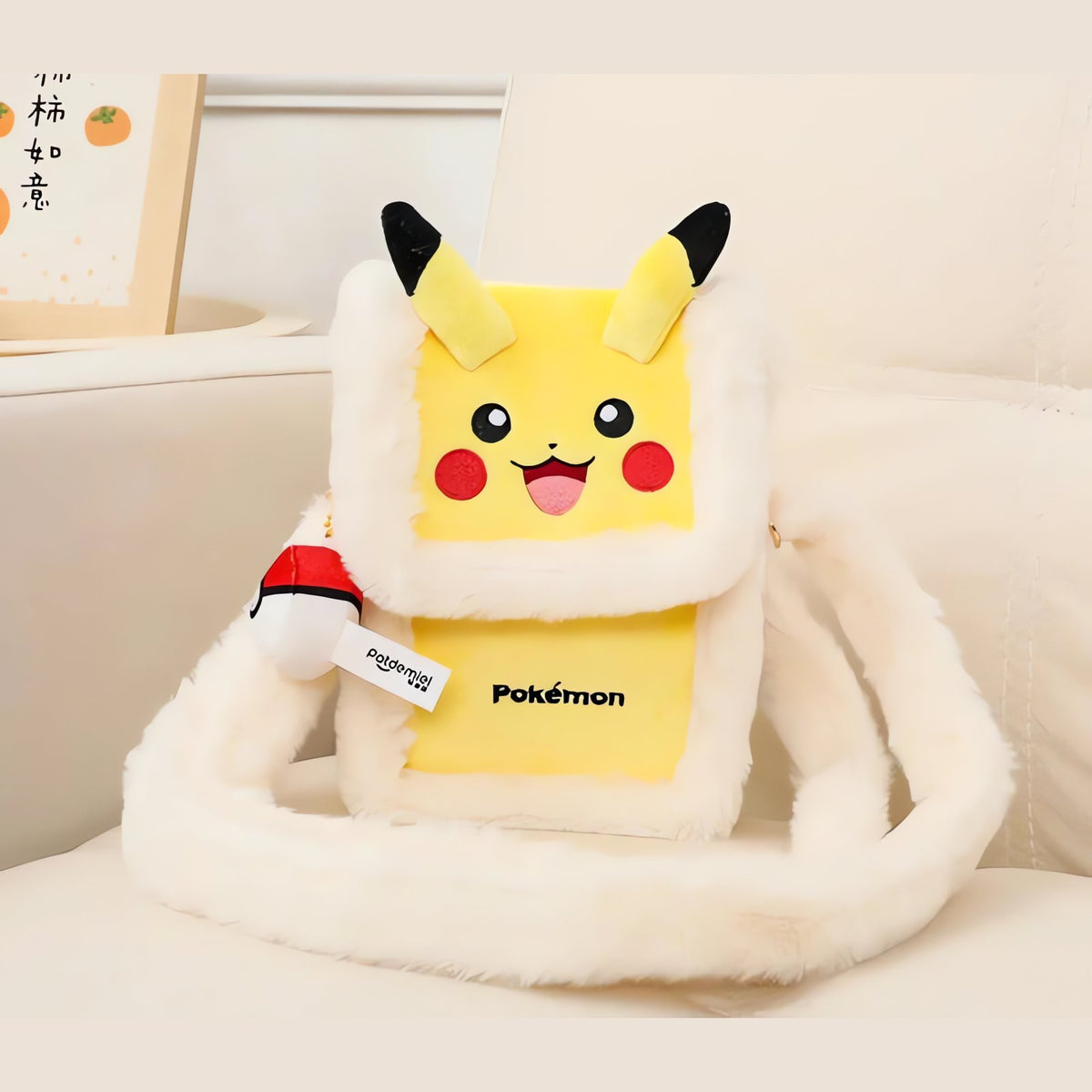 Pokémon plush handbag – Pikachu Crossbody