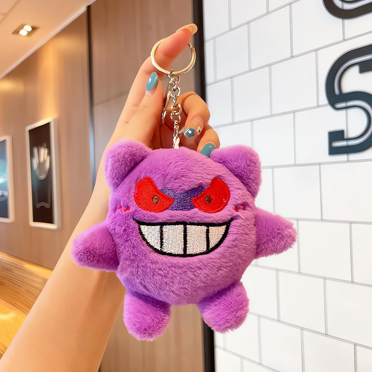 Gengar, Snorlax and Jigglypuff plush keyrings – Gengar