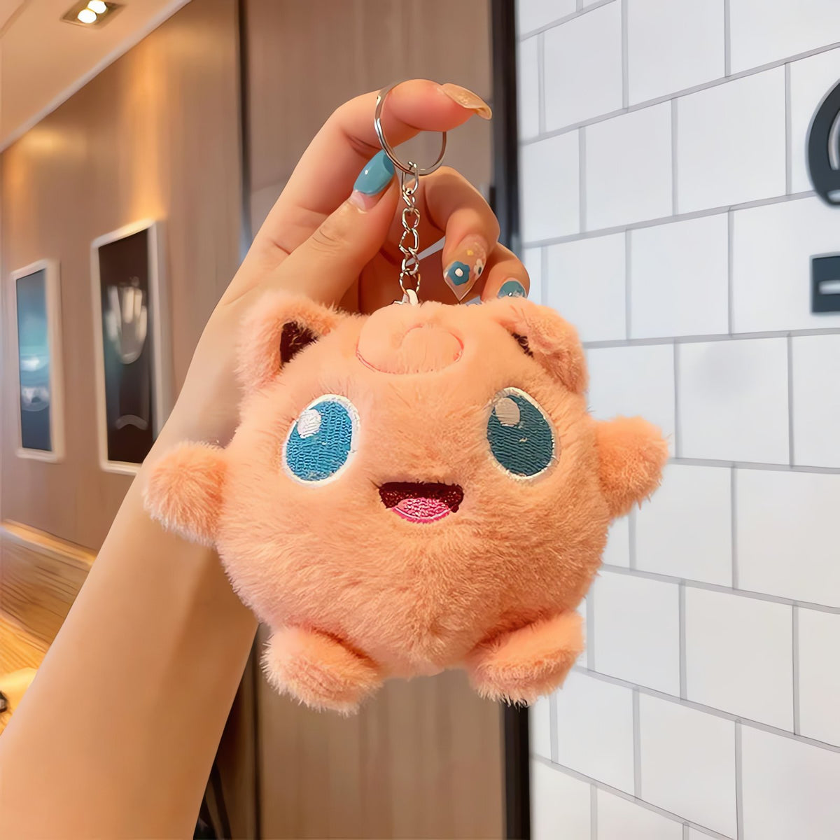 Gengar, Snorlax and Jigglypuff plush keyrings – Jigglypuff