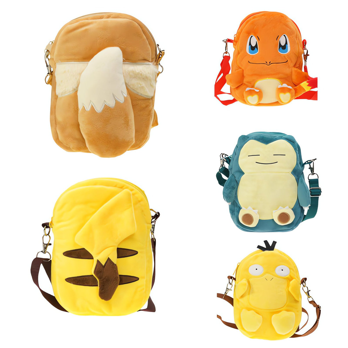 Pokémon plush shoulder bag for kids
