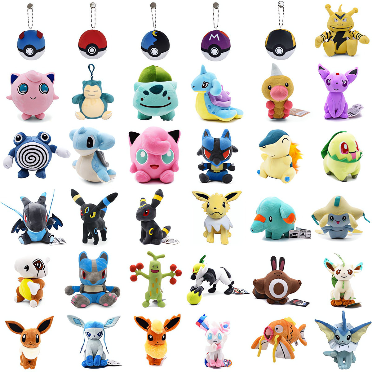 Pokémon plush toy assortment