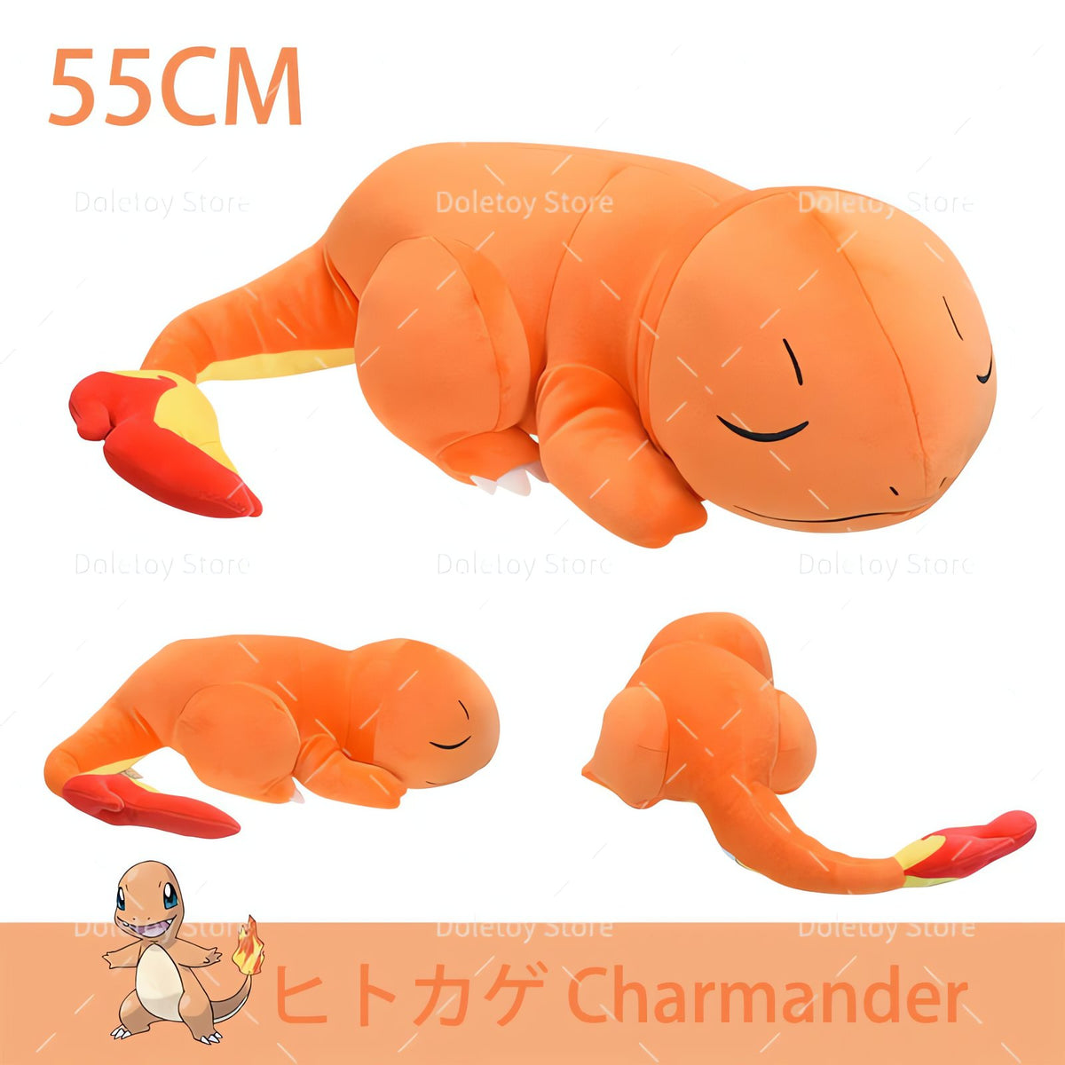 Assorted Pokémon plush toys – Sleeping Charmander