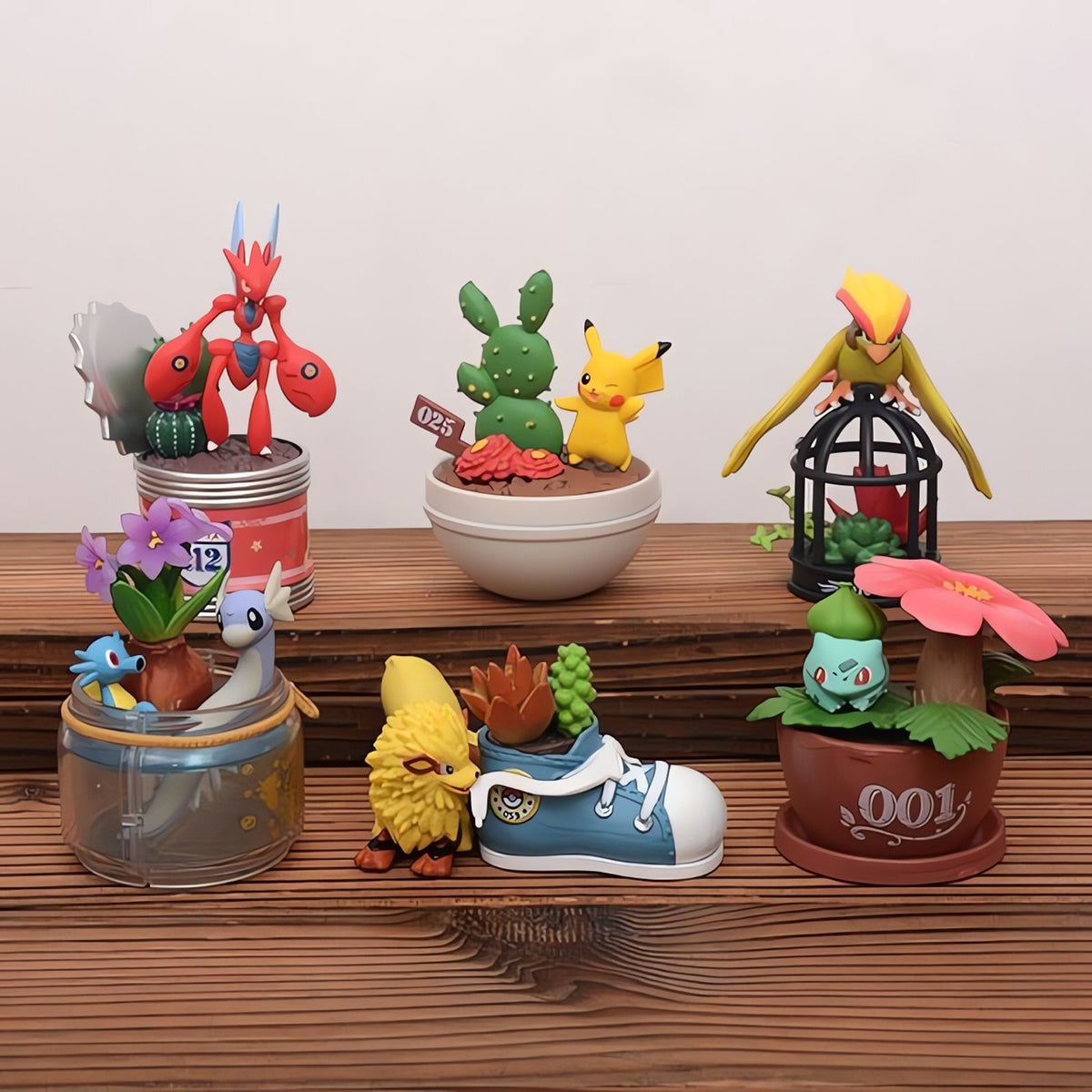 Six Pokémon Pocket Botanical figures with plants – photo 4