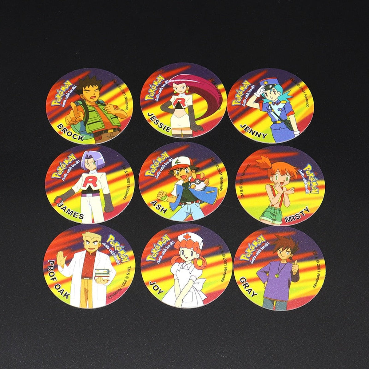 160 Pokémon Pogs with storage box – photo 4