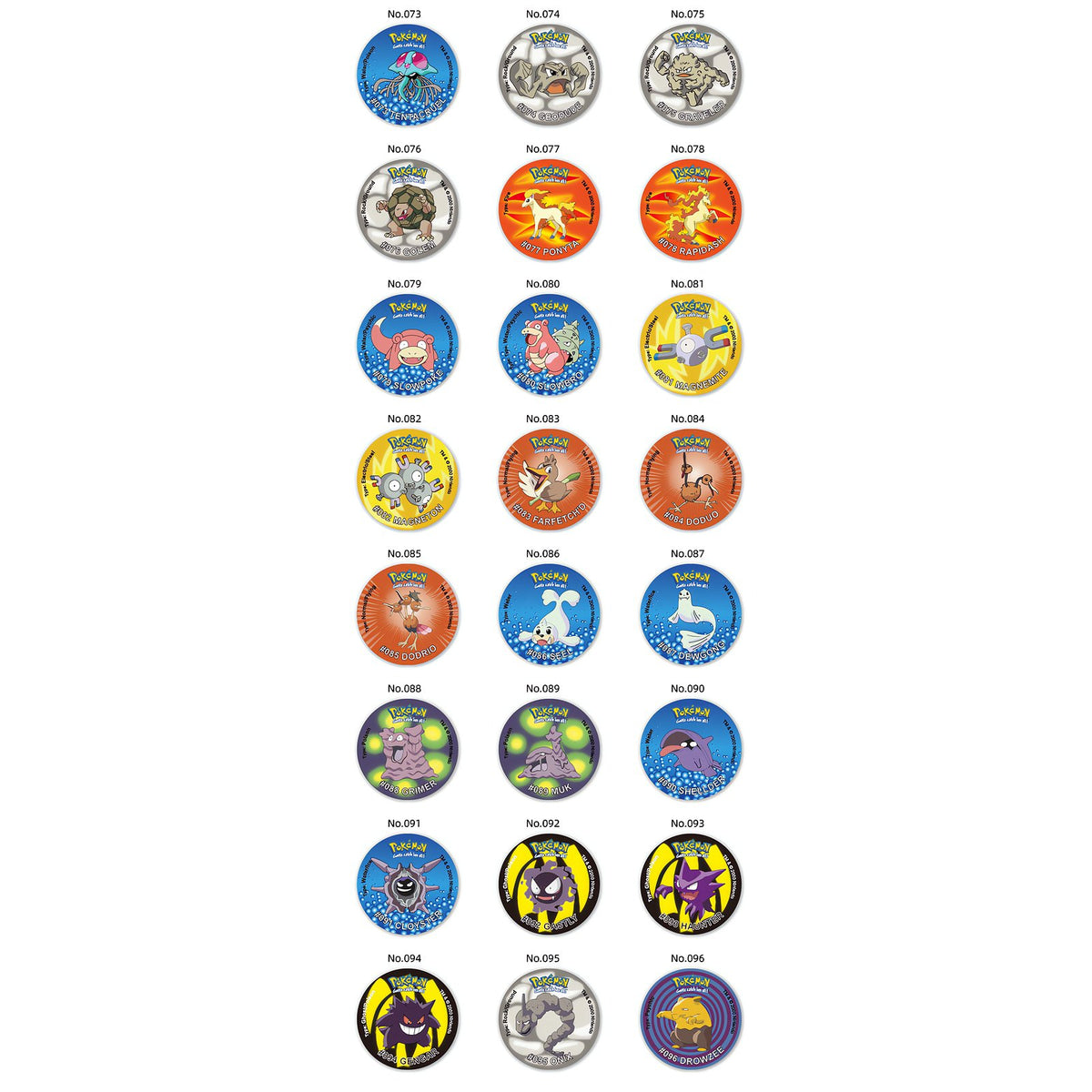 160 Pokémon Pogs with storage box – photo 7