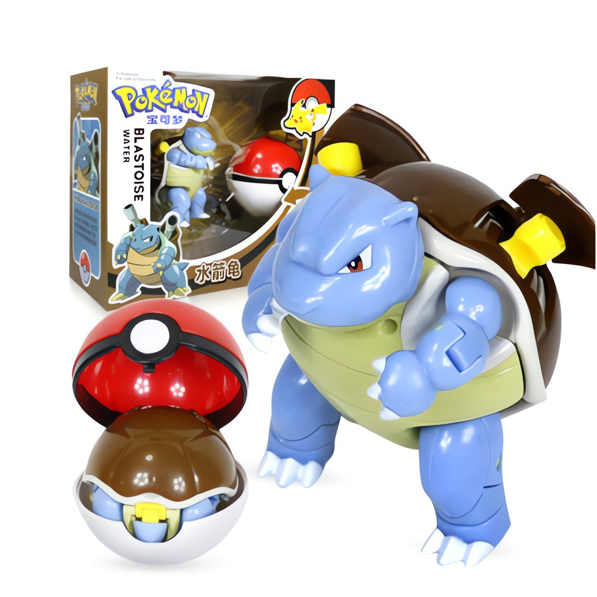 Pokémon figure Poké Ball set, approx. 8cm ball – Blastoise