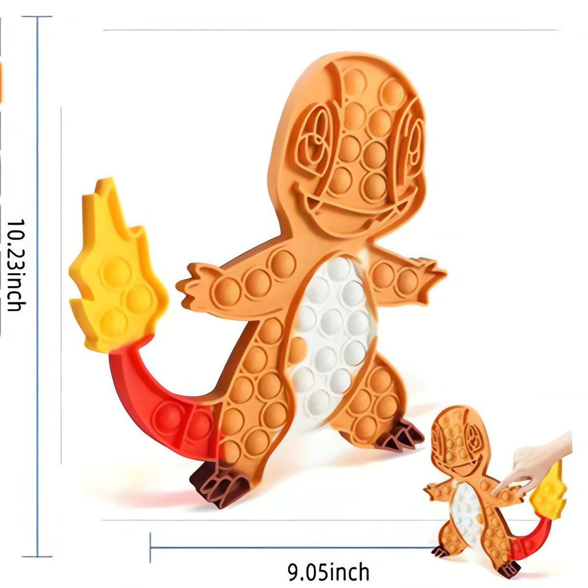 Pokémon Pop It silicone fidget toy – Charmander
